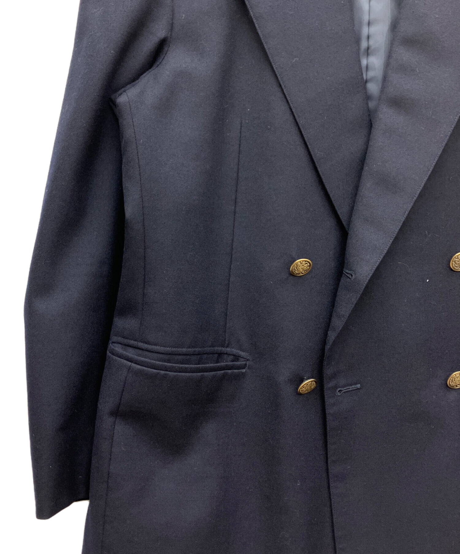 CHAPS Ralph Lauren ダブル チェスターコート ネイビー 中古・古着通販】CHAPS RALPH LAUREN (チャップス ラルフローレン