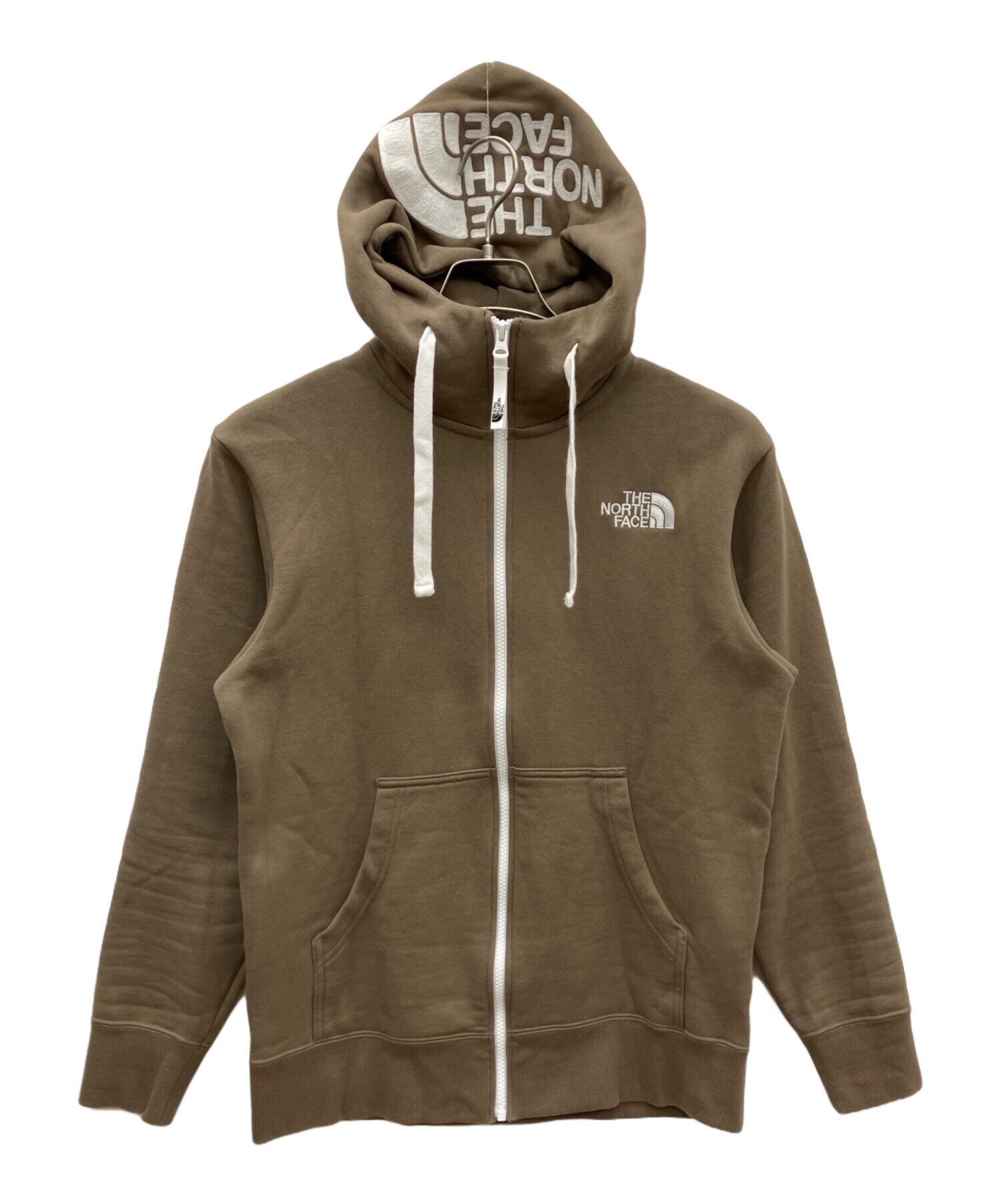 THE NORTH FACE - ザ・ノースフェイス THE NORTH FACE パーカー パーカー 衣料品 トップス コットン レディース ブラウン系 【中古】 中古・古着通販】THE NORTH FACE (ザ ノース フェイス) ジップパーカー