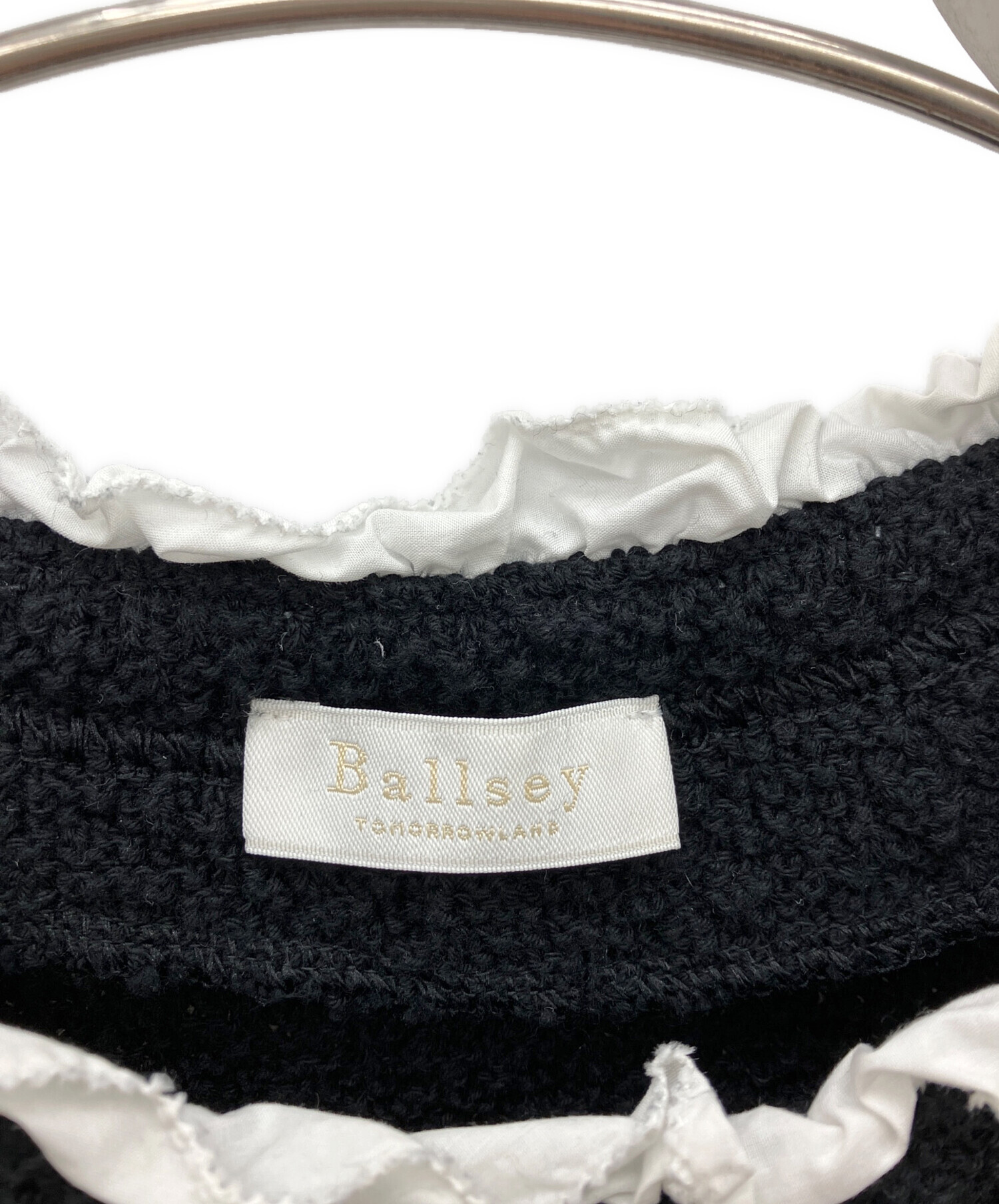 中古・古着通販】BALLSEY (ボールジィ) 半袖ブラウス ブラック