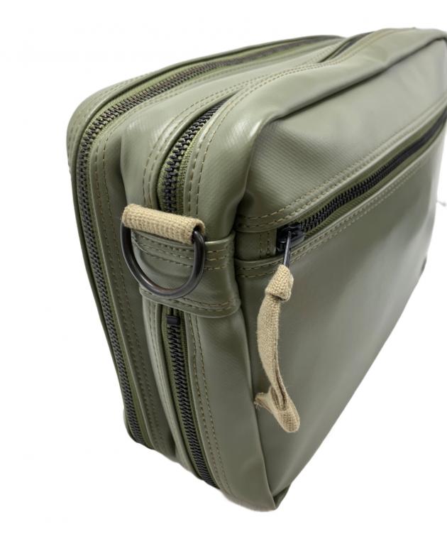 未使用に近い　Luggage Label オリーブグリーン メッセンジャーバッグ 未使用に近い Luggage Label オリーブグリーン メッセンジャーバッグ