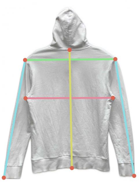 中古・古着通販】BALMAIN (バルマン) プルオーバーパーカー ホワイト