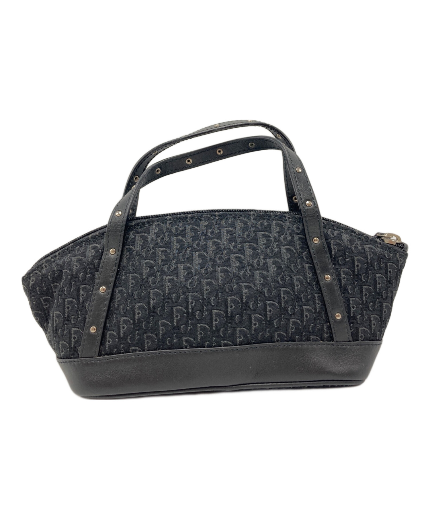 Christian Dior トロッター　ハンドバッグ　ミニポーチ　ブラック 中古・古着通販】Christian Dior (クリスチャン ディオール