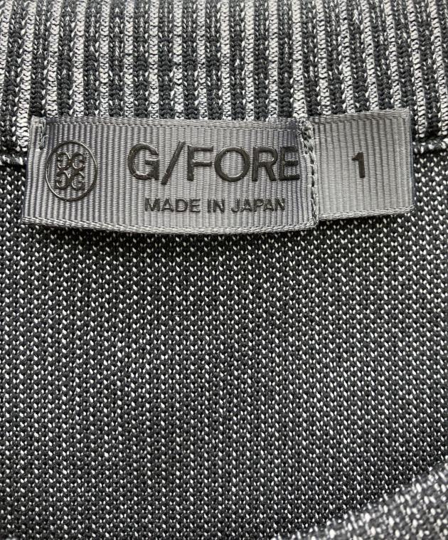 中古・古着通販】G/FORE (ジーフォア) ニット ブラック×グレー サイズ