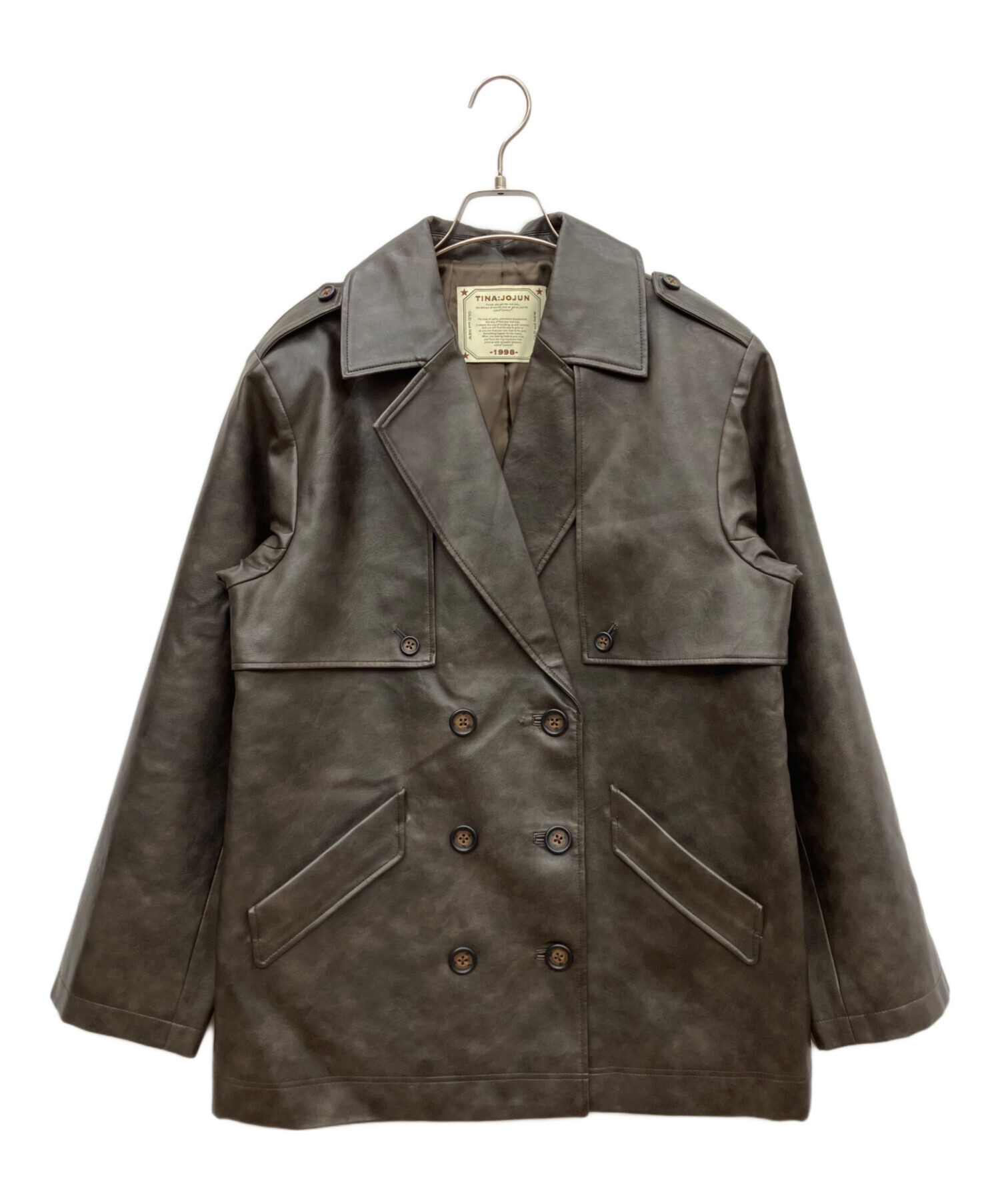 中古・古着通販】Tina Jojun (ティーナ ジョジュン) フェイクレザー 