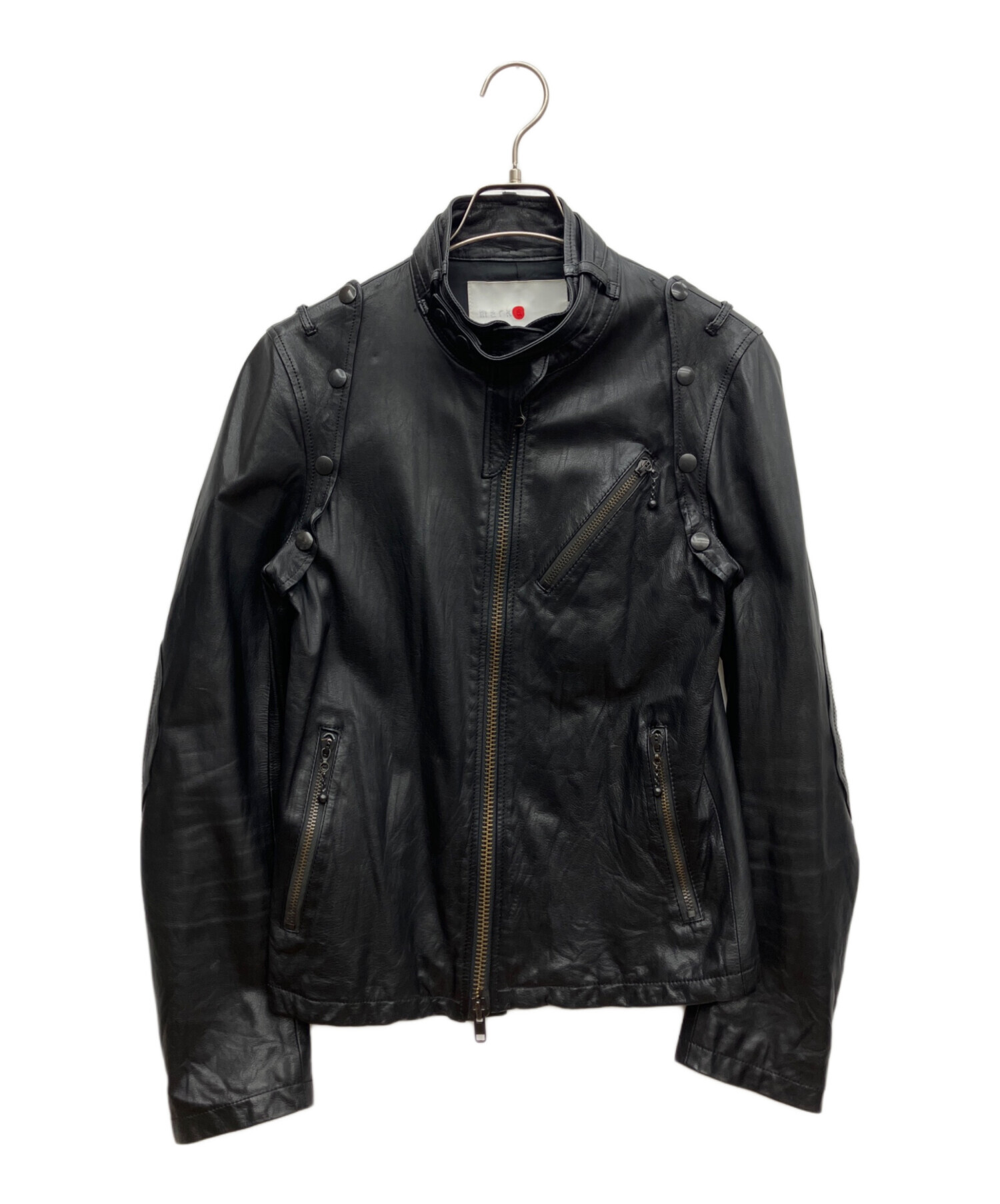 中古・古着通販】MARKA (マーカ) シングルライダースジャケット 