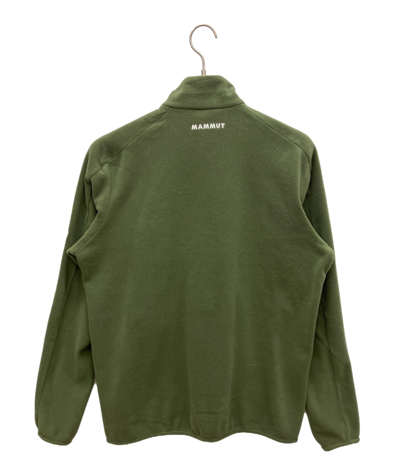 【値下げ】MAMMUT フード付きジャケット Lサイズ オリーブ 中古・古着通販】MAMMUT (マムート) エクスカーション ミッドレイヤー