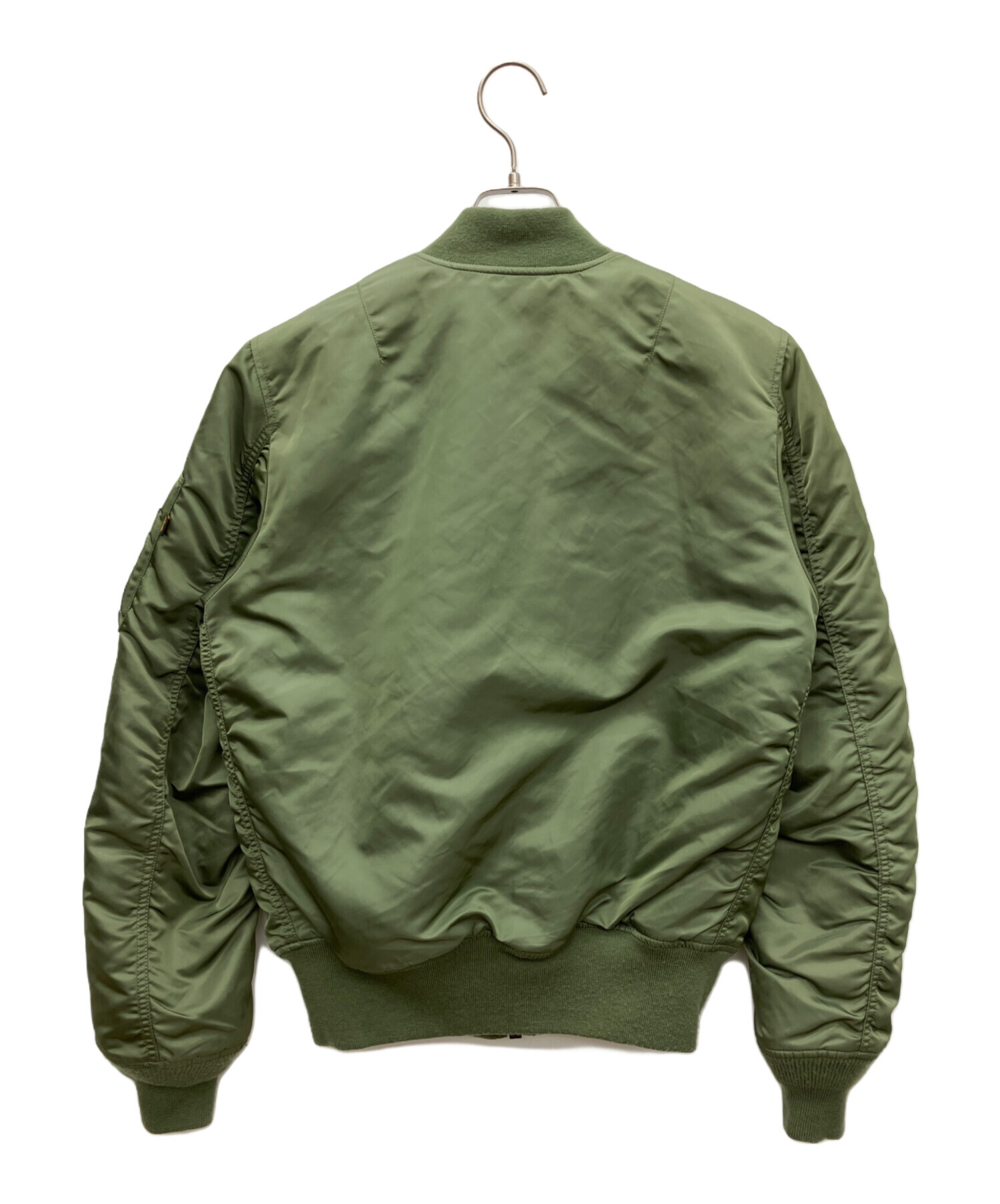 中古・古着通販】ALPHA (アルファ) MA-1ジャケット グリーン サイズ:M