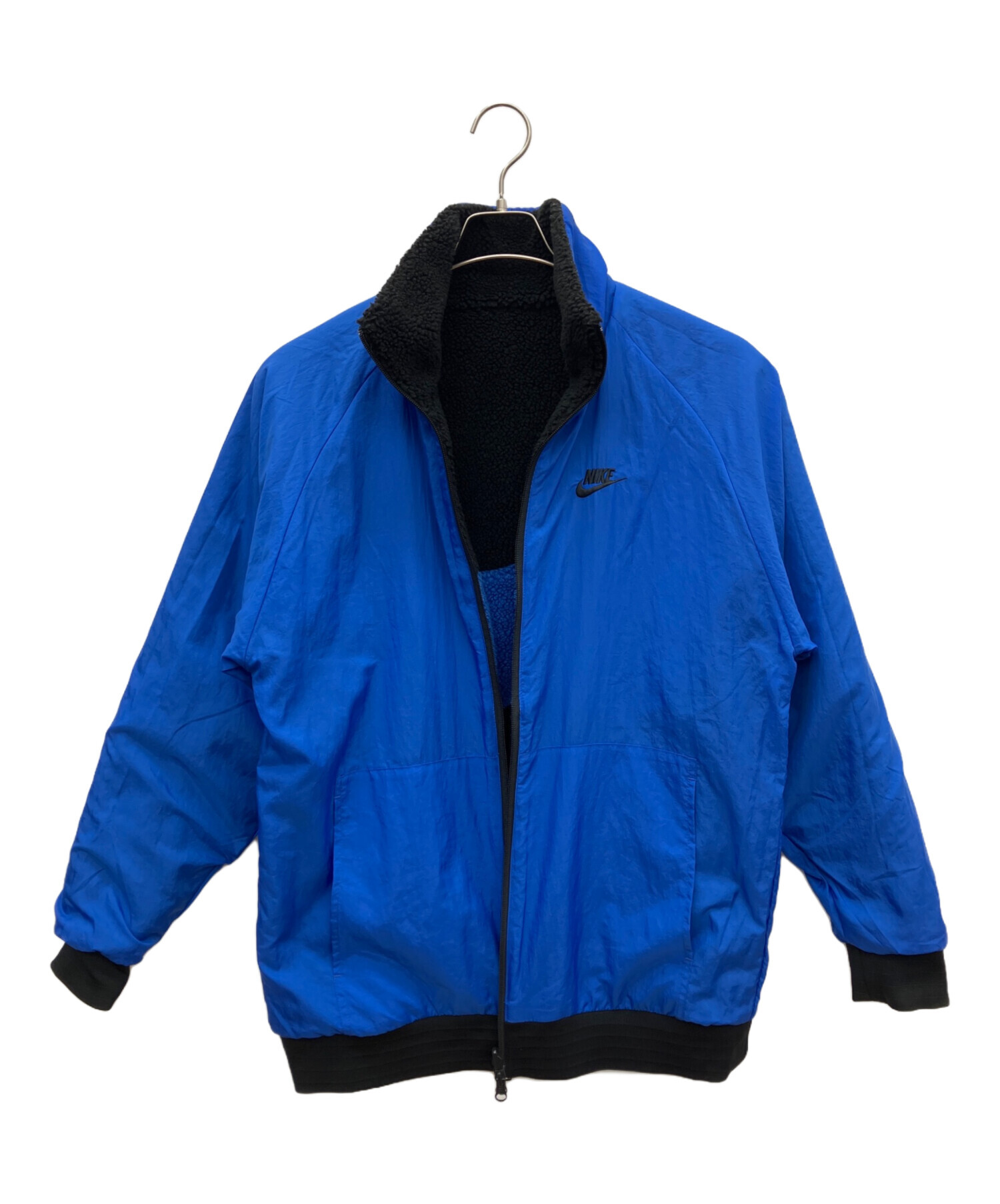 中古・古着通販】NIKE (ナイキ) リバーシブルボアジャケット ブラック