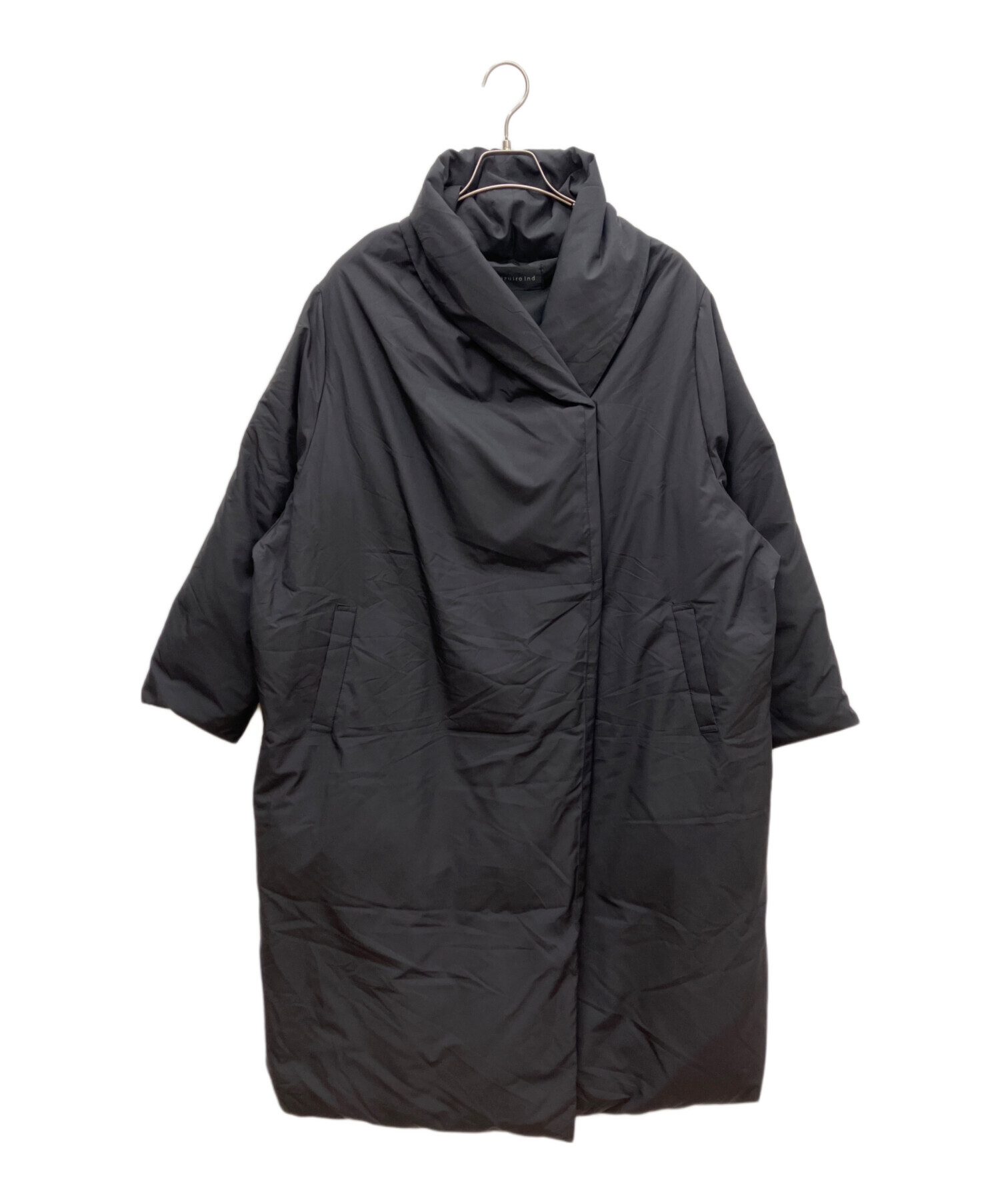 ミズイロインド　mizuiro-ind ダウンコート　ブラック 中古・古着通販】mizuiro-ind (ミズイロインド) ダウンコート ブラック