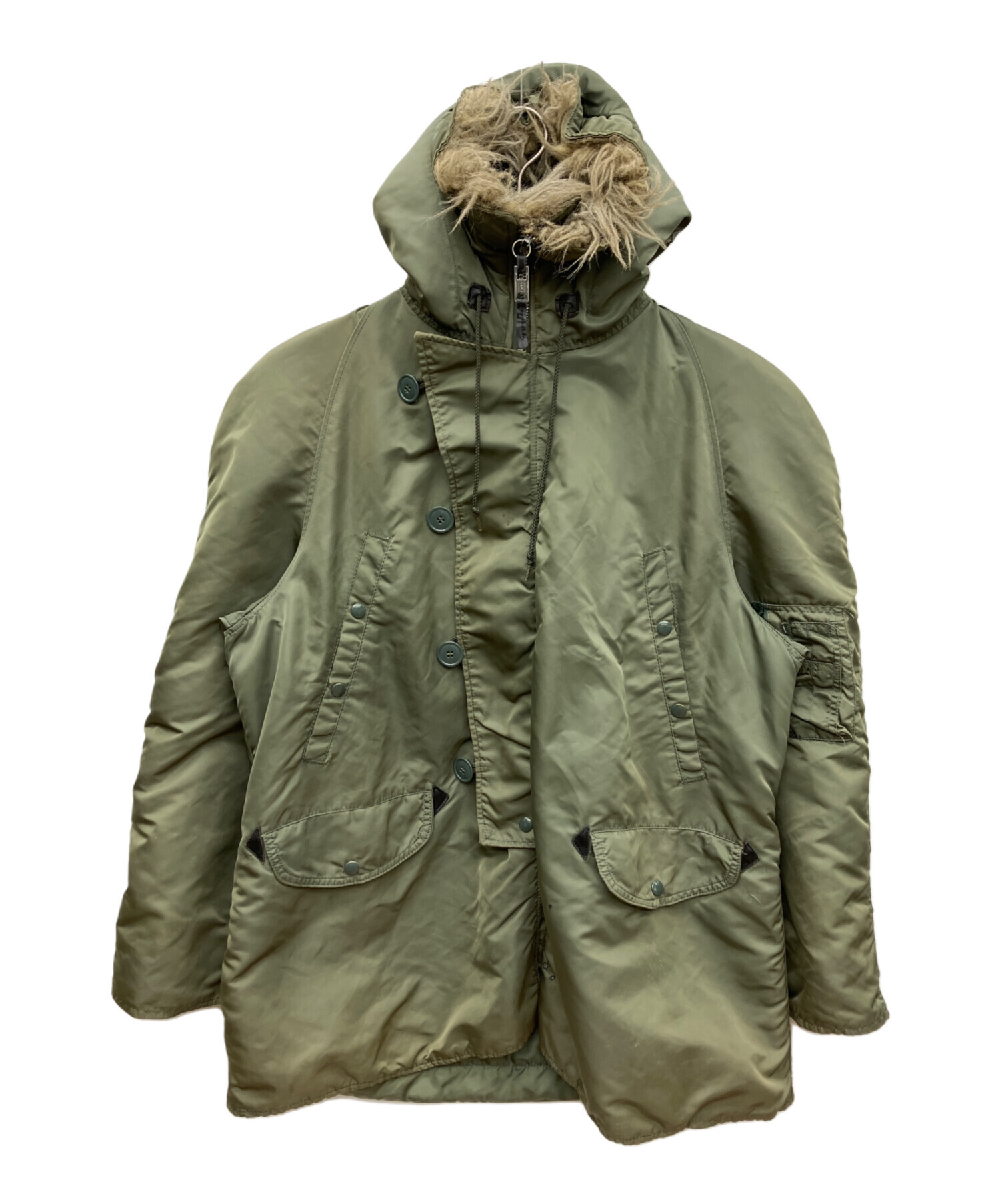 中古・古着通販】ALPHA (アルファ) N-3Bタイプコート オリーブ サイズ