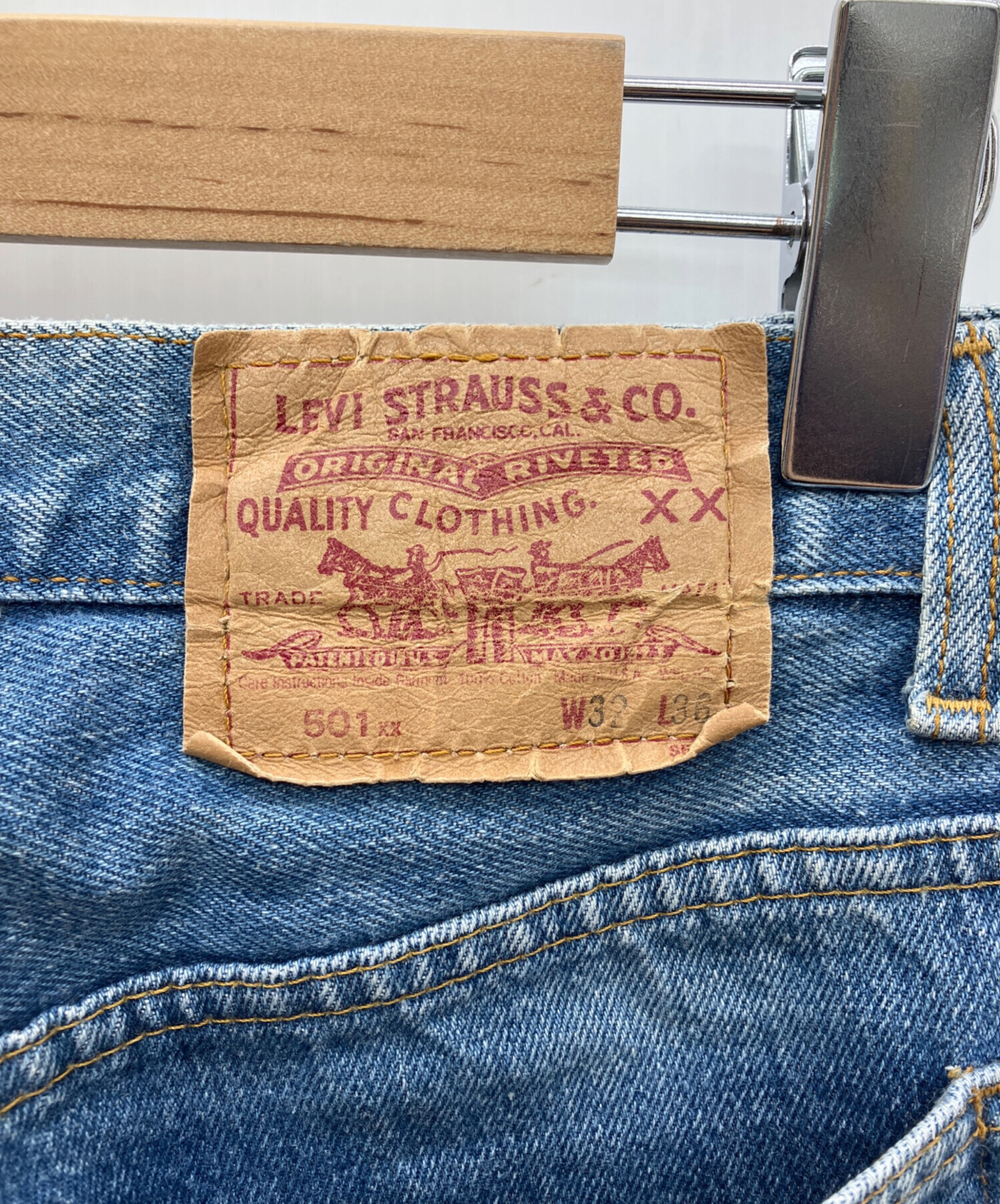 中古・古着通販】LEVI'S (リーバイス) 501XX デニムパンツ ブルー
