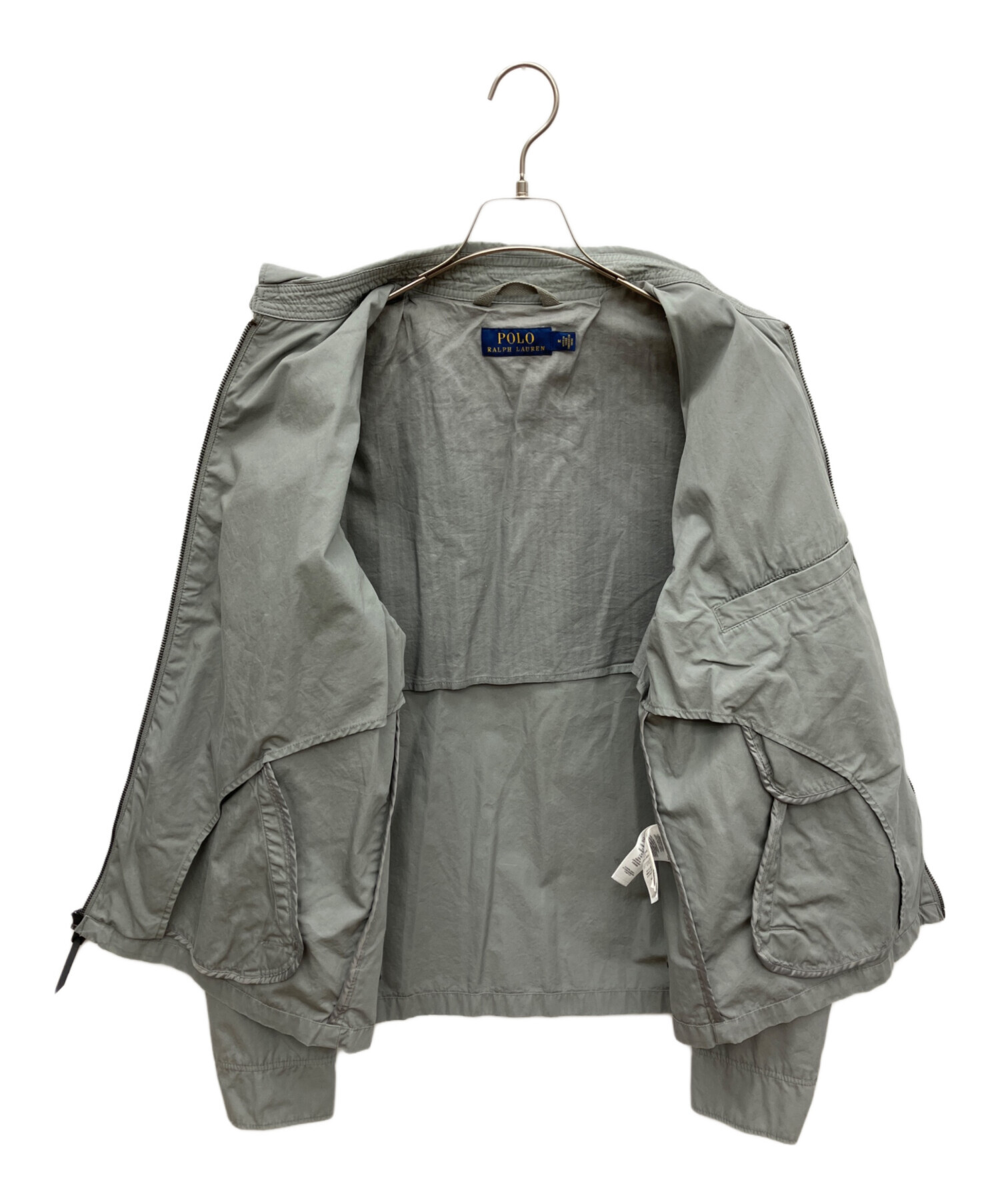Polo Ralph Lauren スイングトップ グレー Mサイズ 中古・古着通販】POLO RALPH LAUREN (ポロ・ラルフローレン) スイング