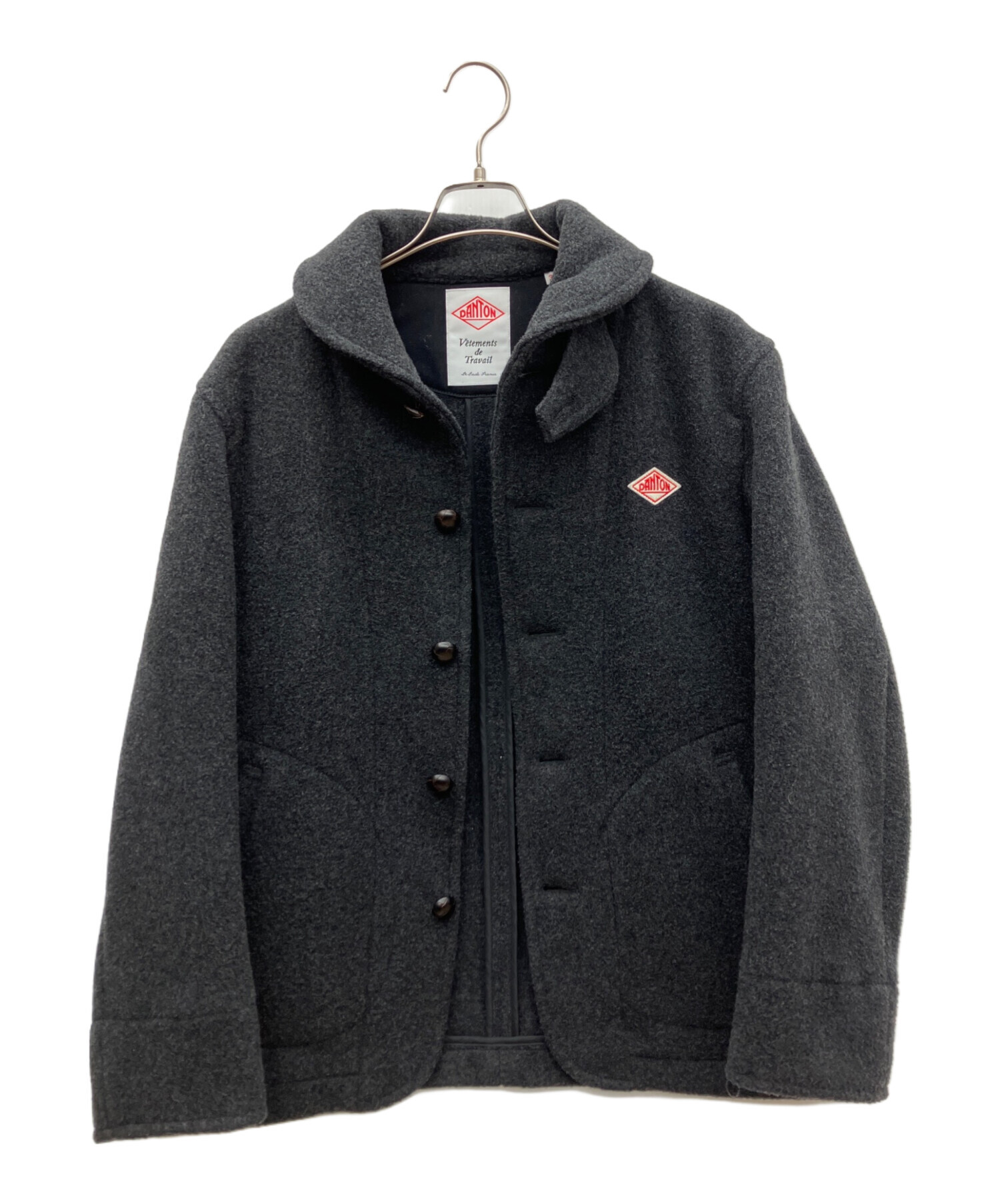 中古・古着通販】DANTON (ダントン) ウールパイル ラウンドカラー