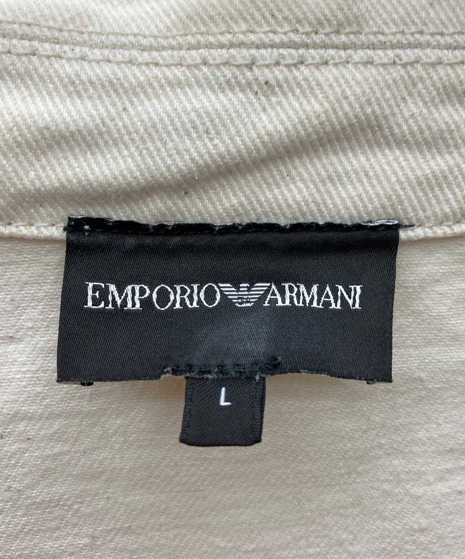 中古・古着通販】EMPORIO ARMANI (エンポリオ アルマーニ) 半袖デニム 中古・古着通販】EMPORIO ARMANI (エンポリオ アルマーニ) 半袖デニム