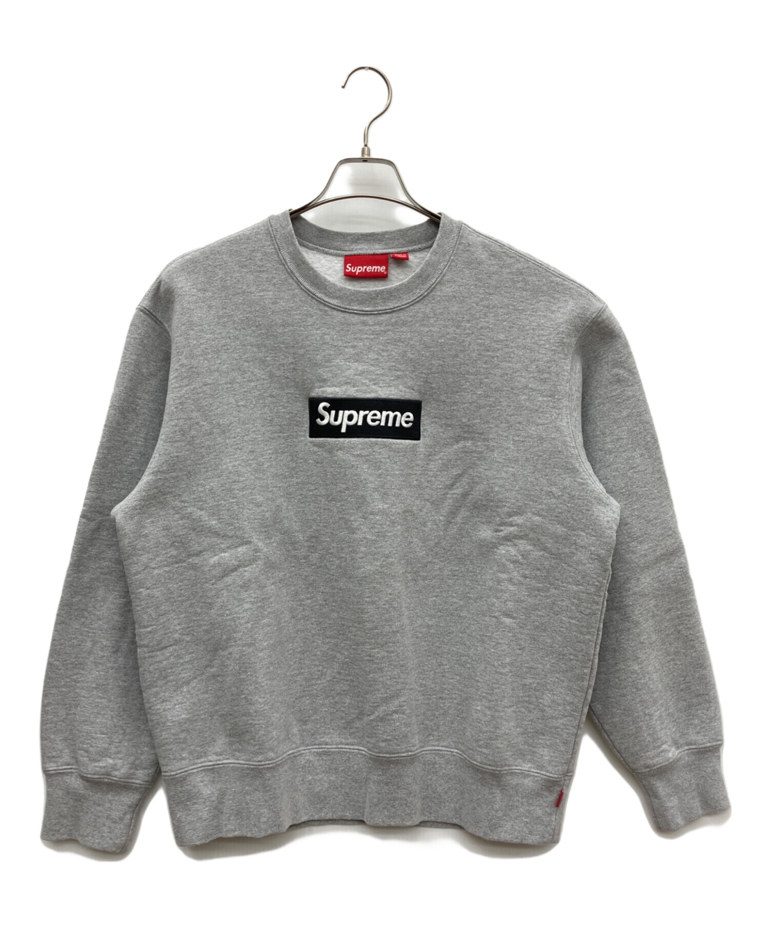 中古・古着通販】Supreme (シュプリーム) Box Logo Crewneck グレー