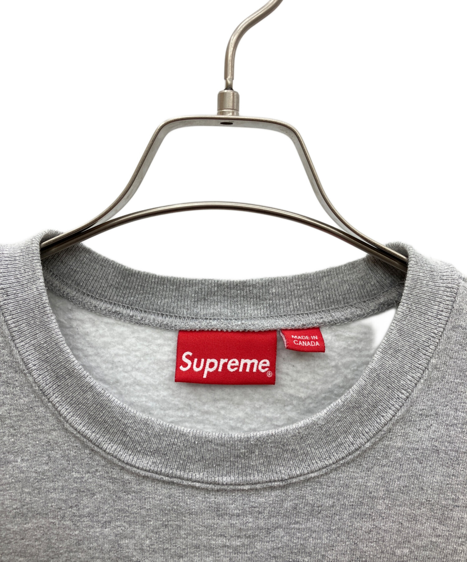 中古・古着通販】Supreme (シュプリーム) Box Logo Crewneck グレー