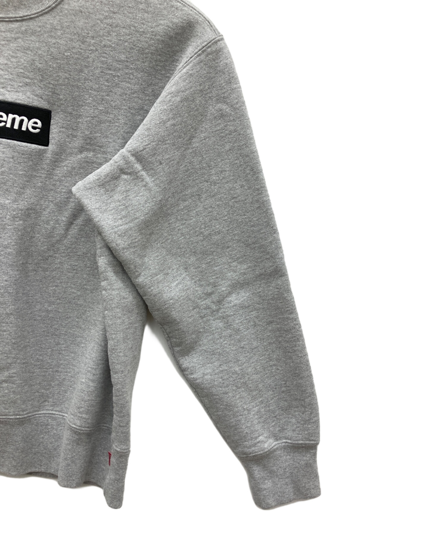 中古・古着通販】Supreme (シュプリーム) Box Logo Crewneck グレー