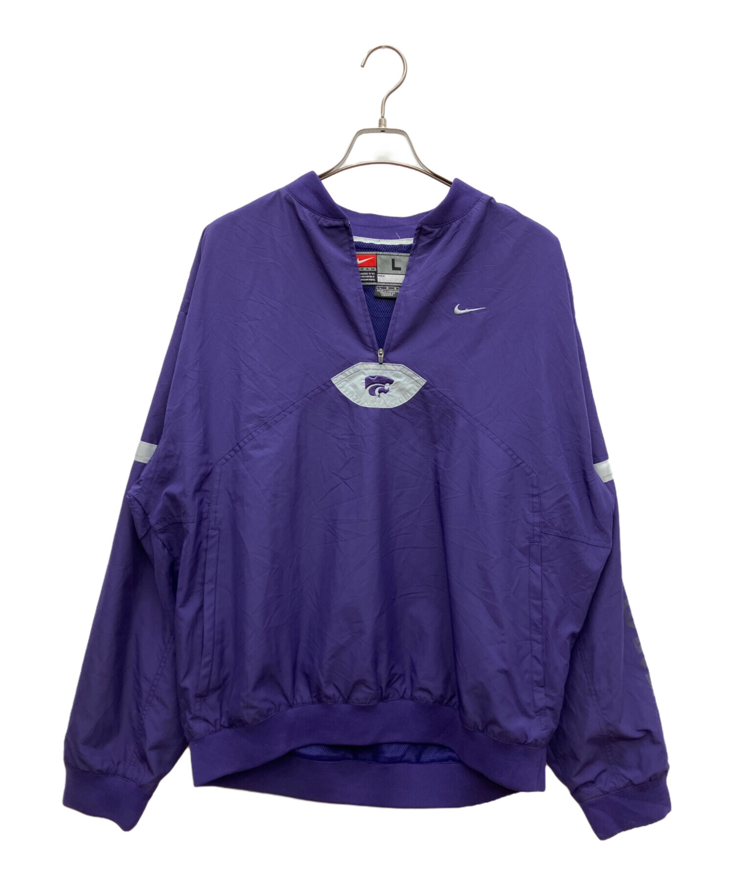 NIKE 古着ジャージ パープル Lサイズ 中古・古着通販】NIKE (ナイキ) アノラックパーカー パープル サイズ