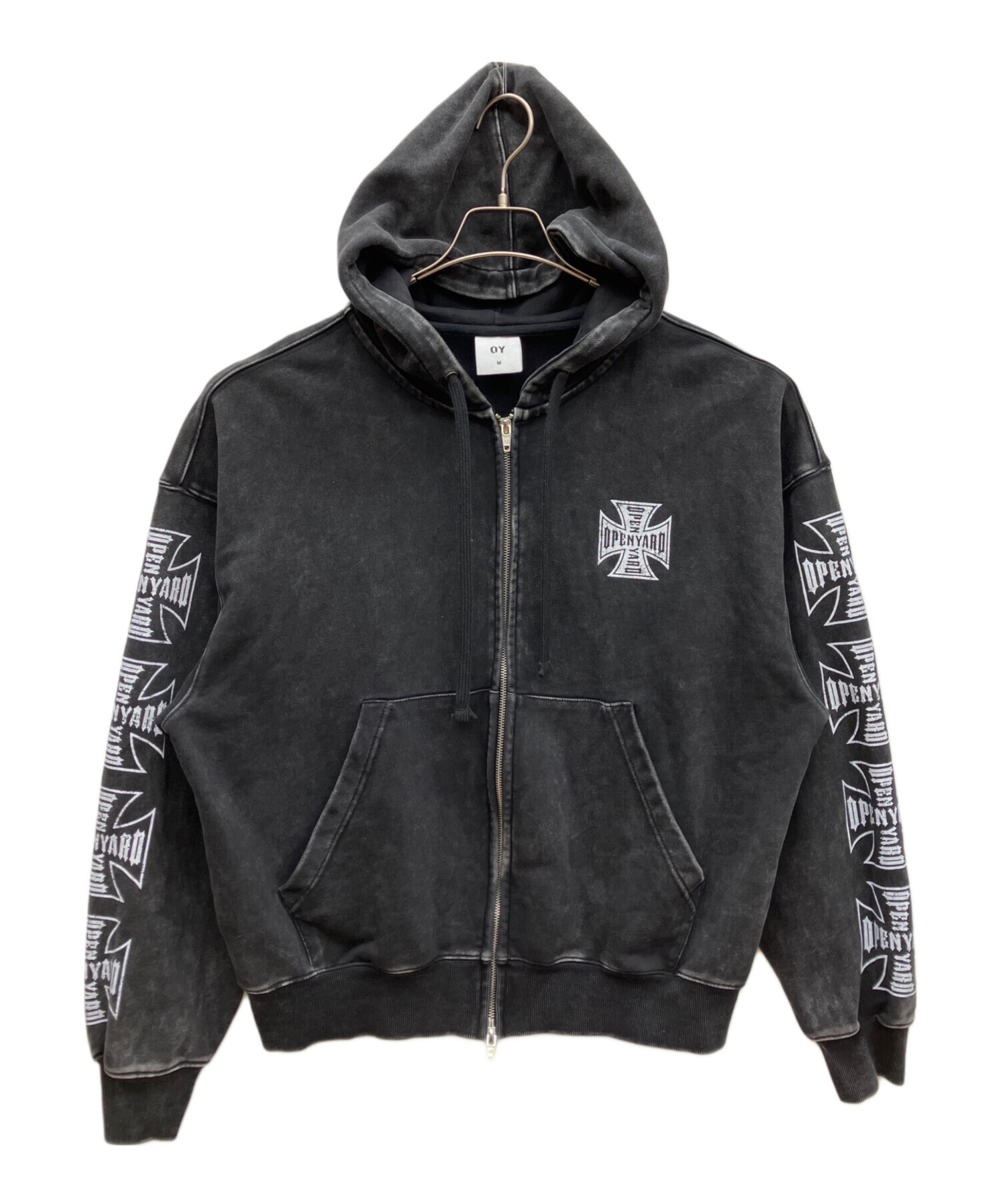 ふーこ 中古・古着通販】OY (オーワイ) CROSS FADE WASHED HOODIE ZIP UP
