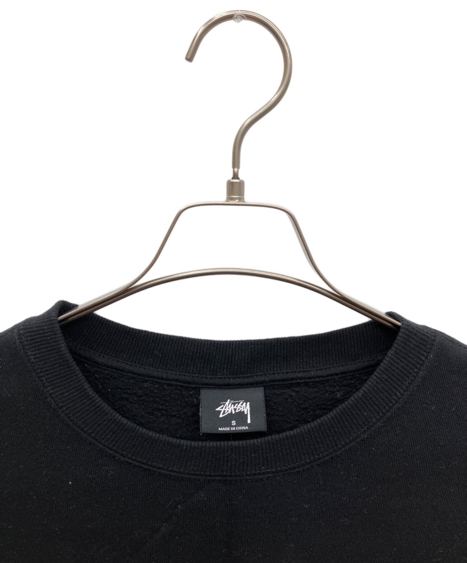 中古・古着通販】stussy (ステューシー) ロゴ クルーネック スウェット