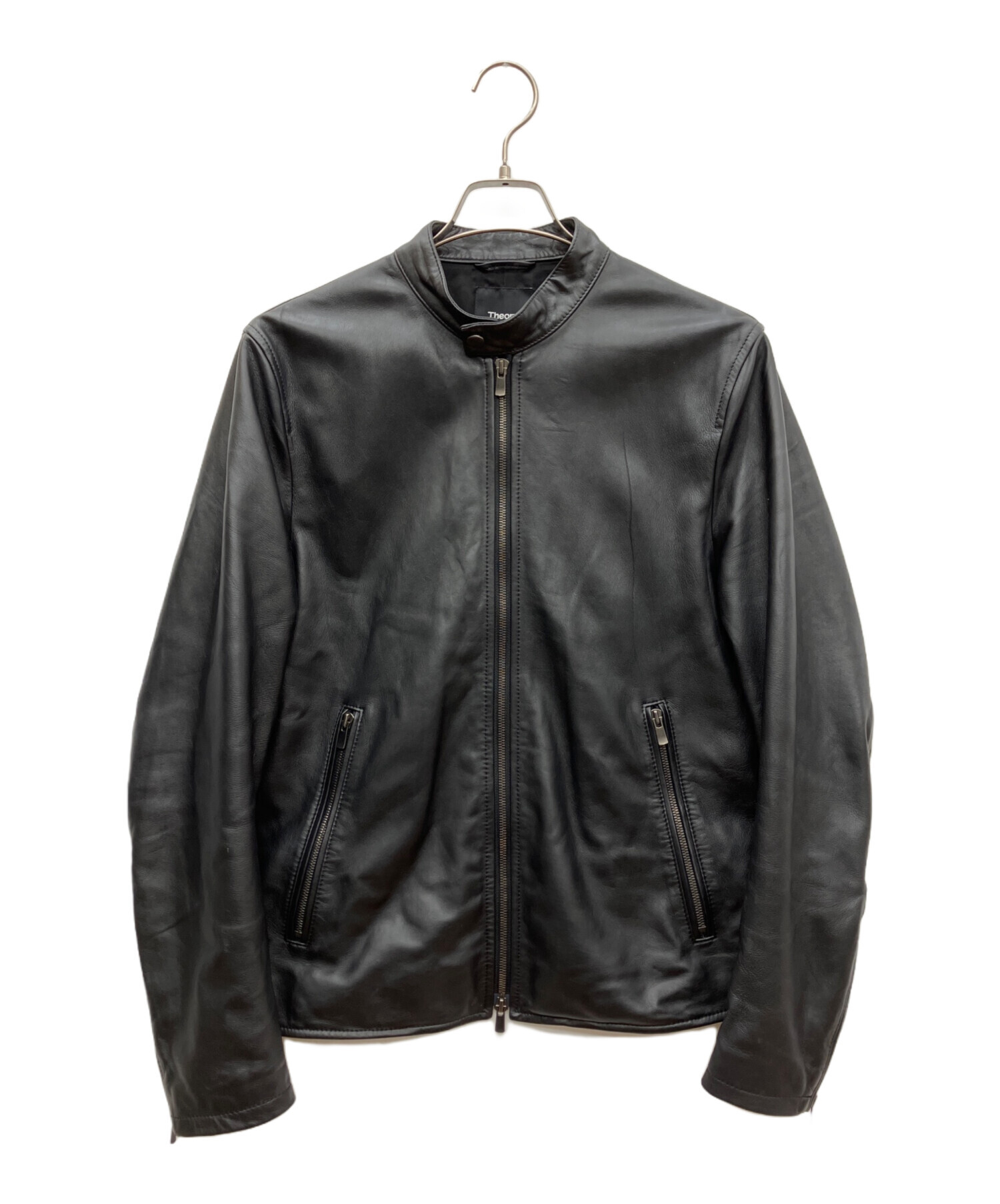 中古・古着通販】theory (セオリー) シングルライダースジャケット