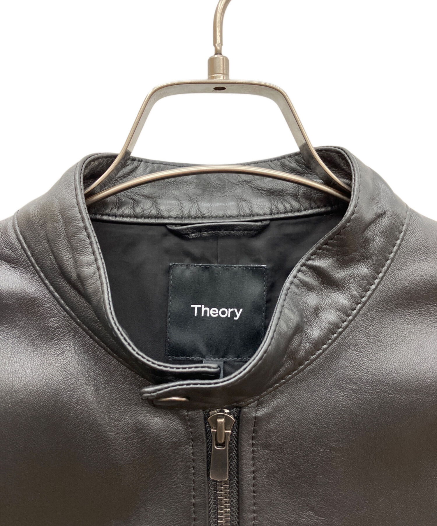 中古・古着通販】theory (セオリー) シングルライダースジャケット