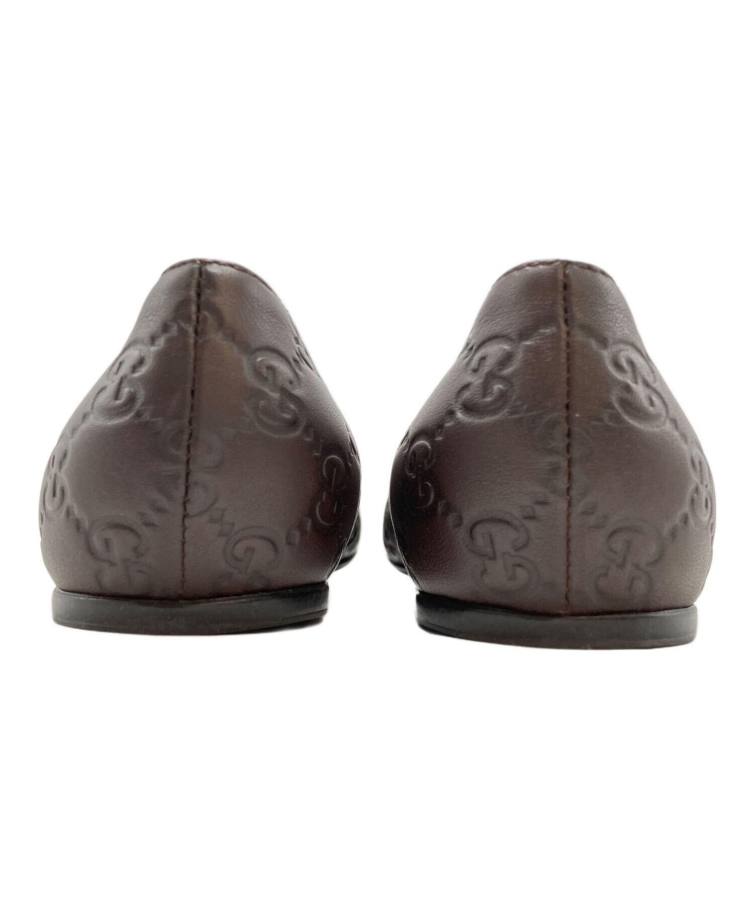 中古・古着通販】GUCCI (グッチ) グッチシマ シェリーライン フラット