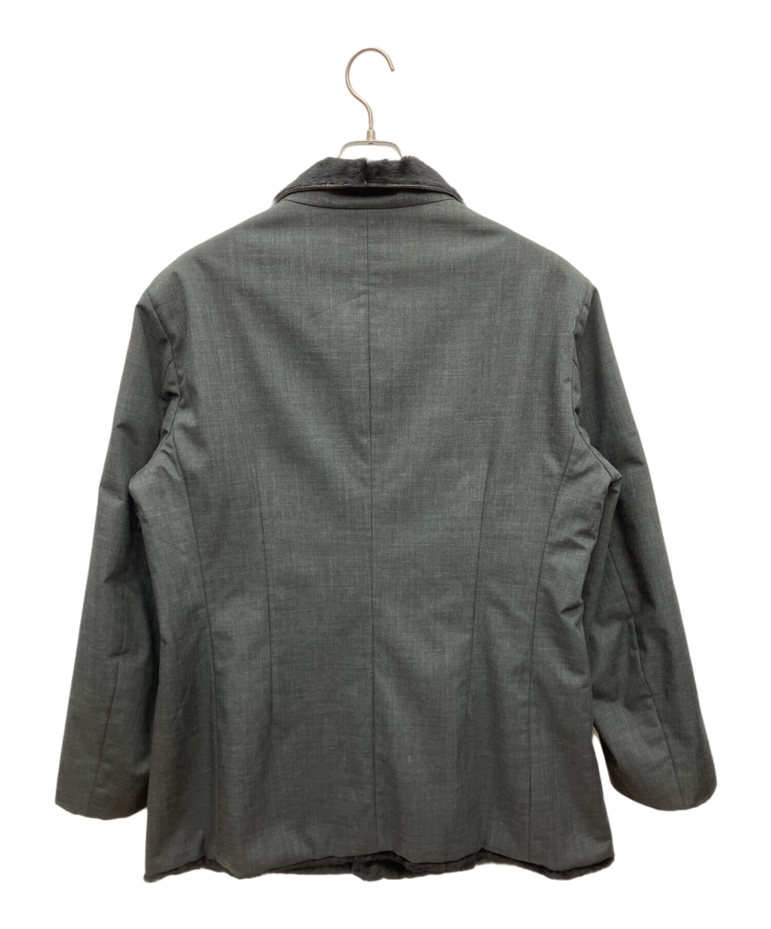 GIORGIO ARMANI ステンカラーコート 深緑 中古・古着通販】GIORGIO ARMANI (ジョルジオアルマーニ) ステンカラー