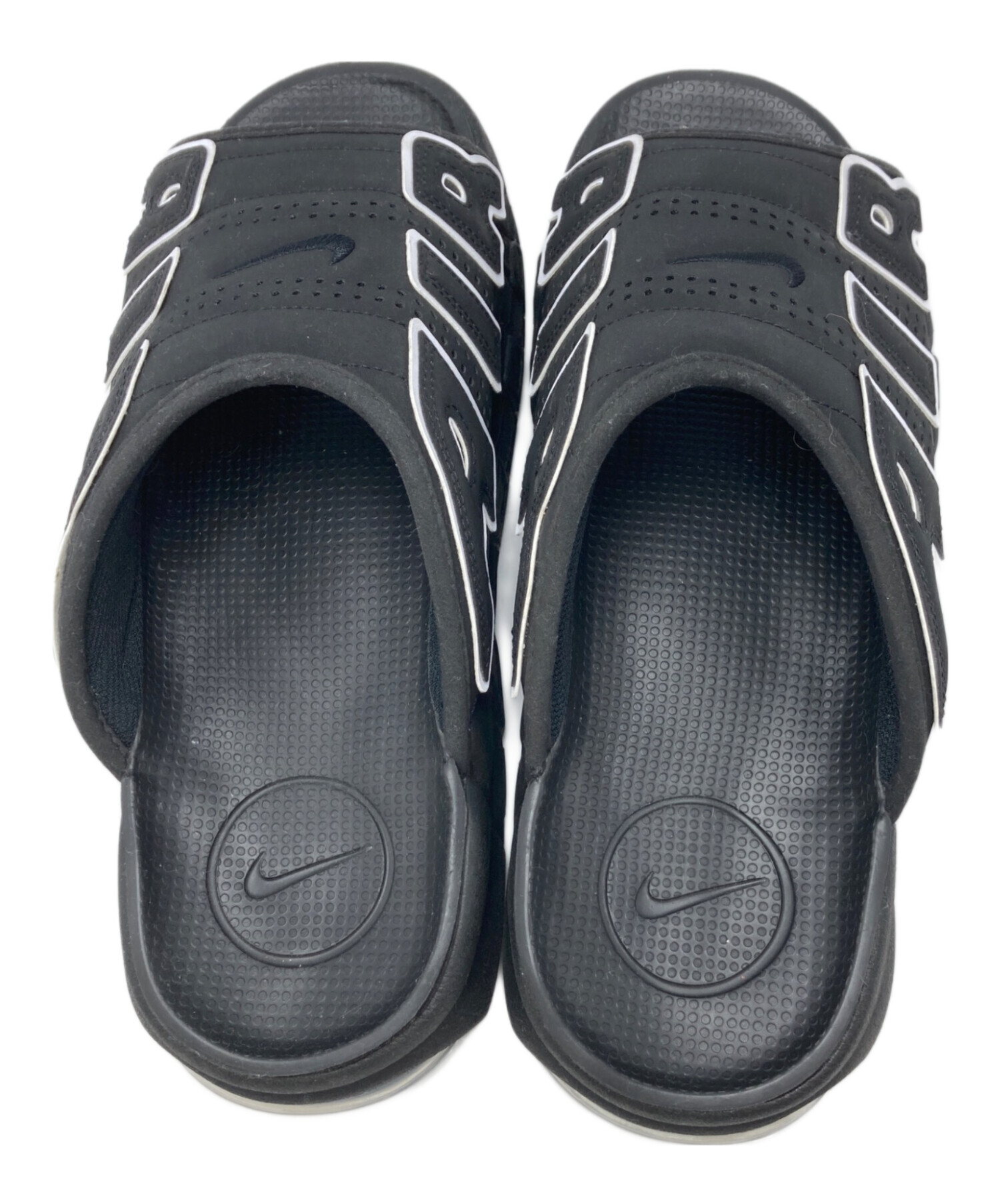 中古・古着通販】NIKE (ナイキ) AIR MORE UPTEMPO SLIDE ブラック