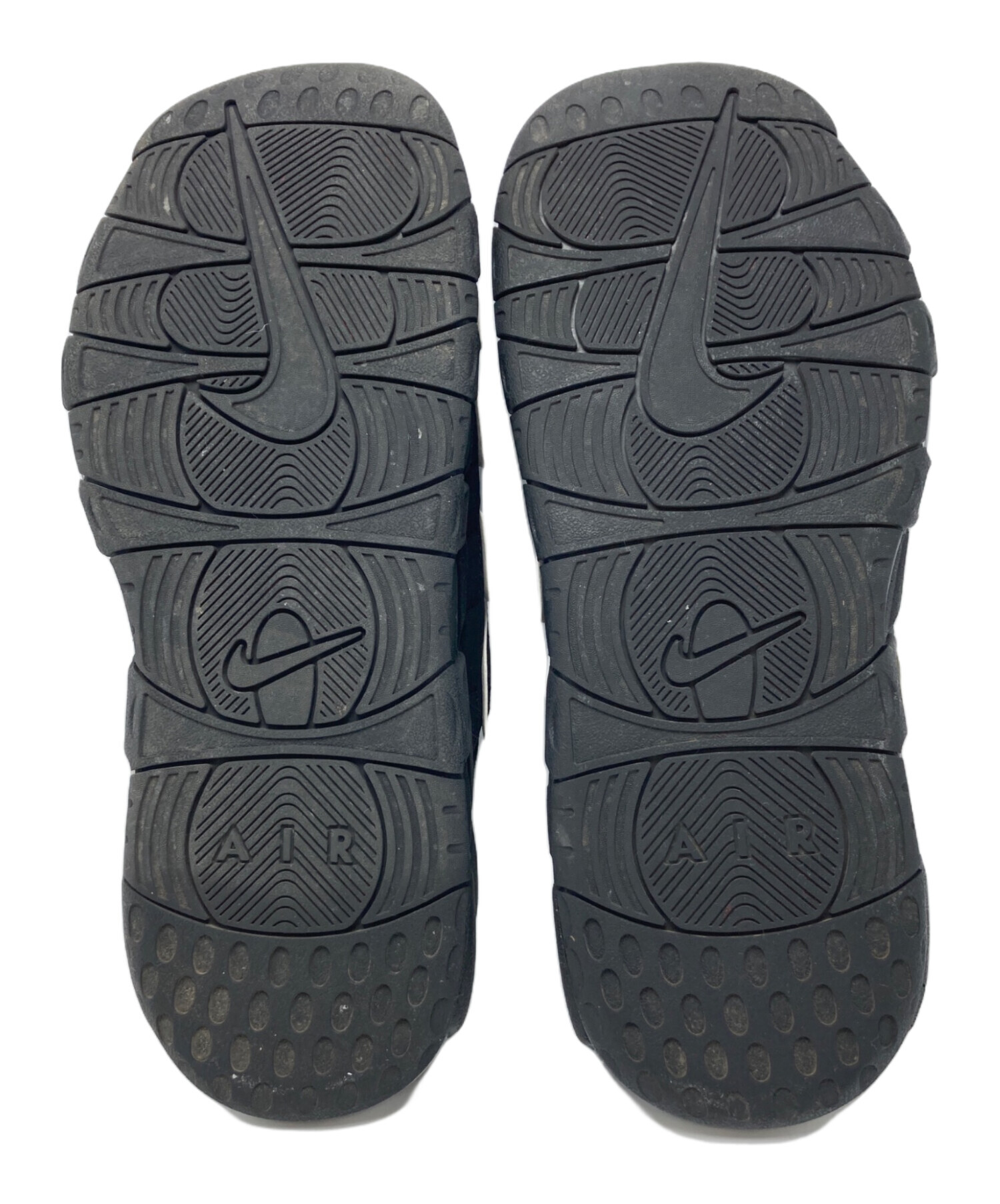 中古・古着通販】NIKE (ナイキ) AIR MORE UPTEMPO SLIDE ブラック