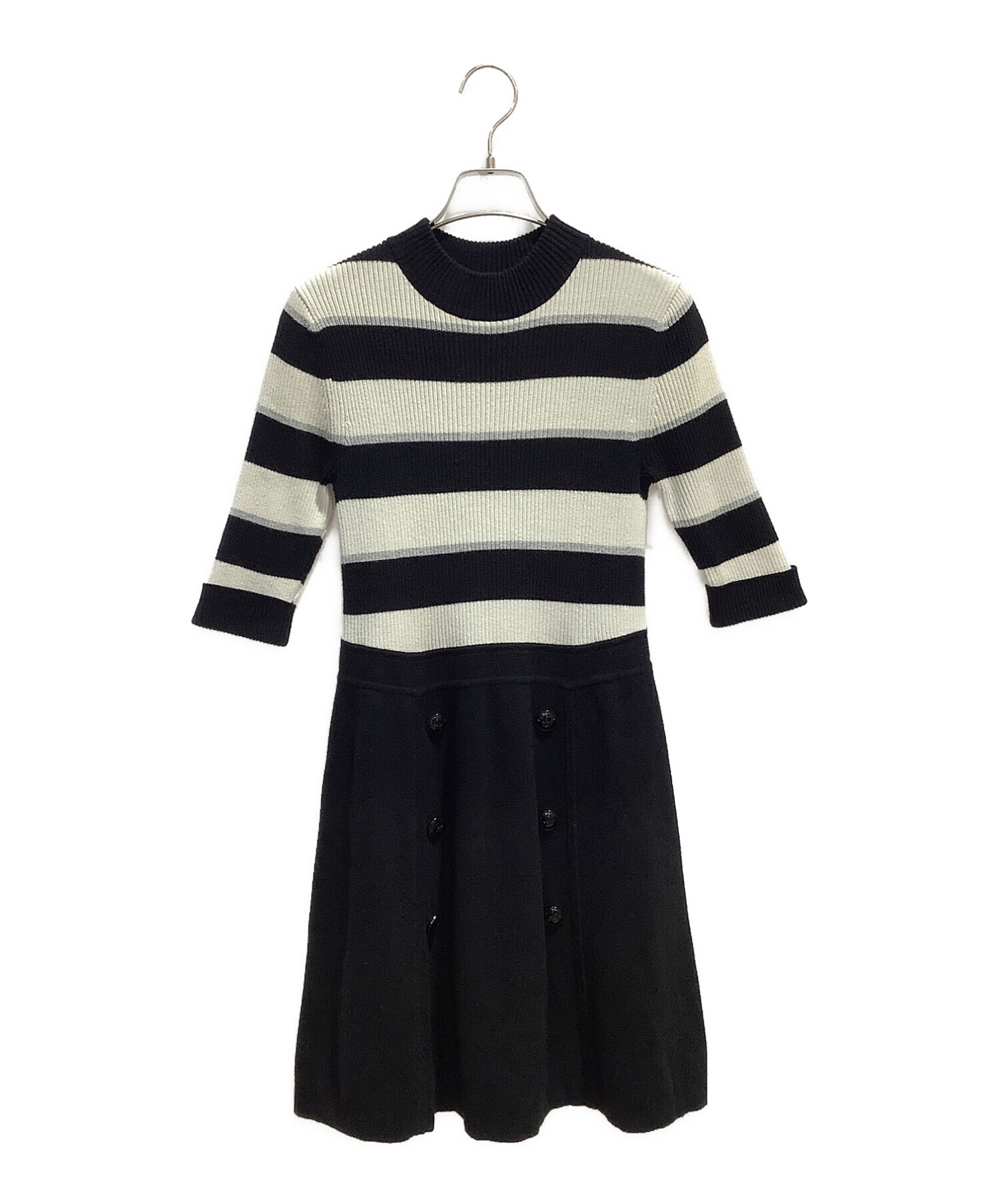 新品、タグ付き！ブルーレーベル・クレストブリッジ　ニットワンピース 中古・古着通販】BLUE LABEL CRESTBRIDGE (ブルーレーベルクレスト