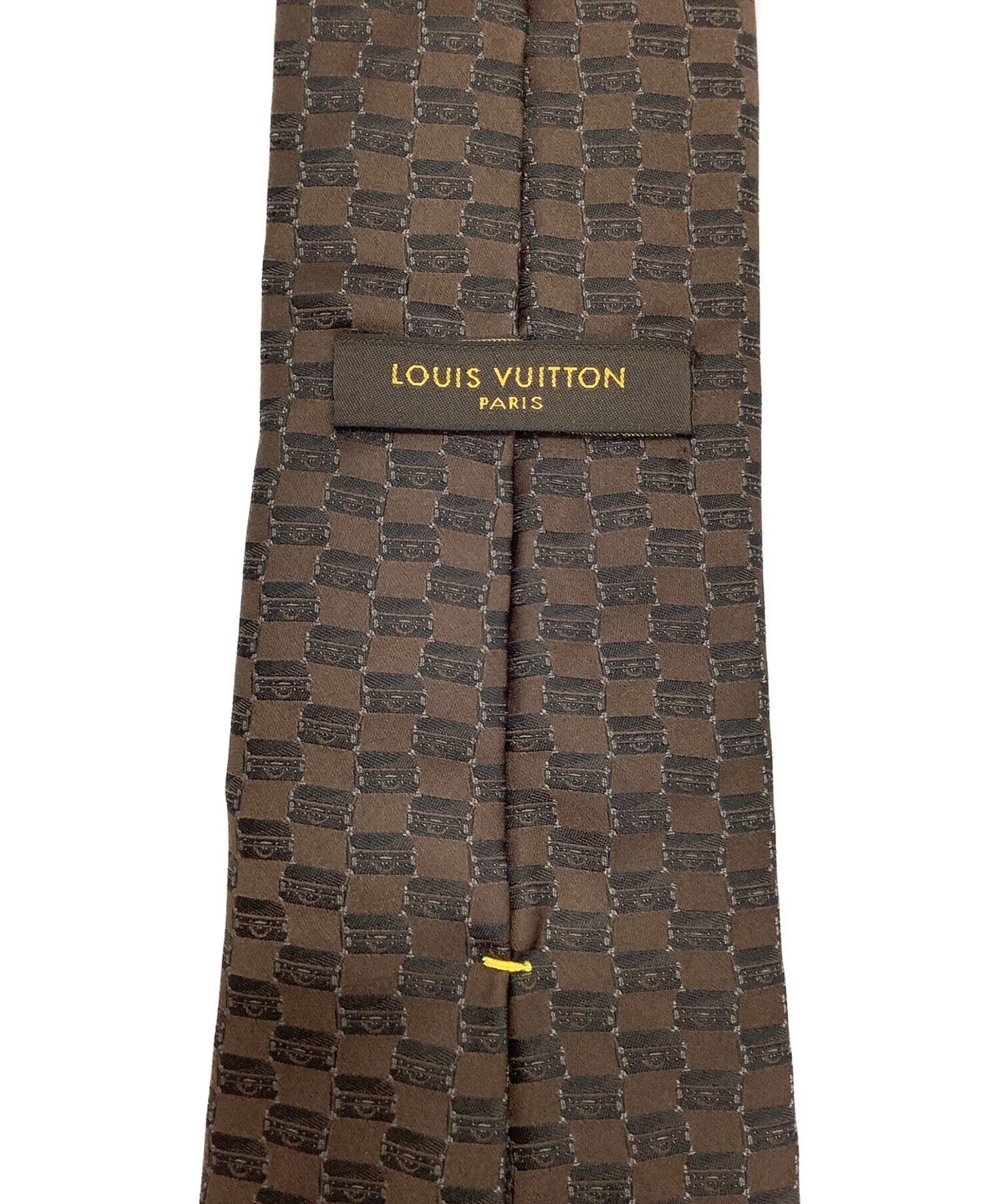 ✨未使用✨ LOUIS VUITTON ルイヴィトン　ネクタイ　トランク柄 中古・古着通販】LOUIS VUITTON (ルイ ヴィトン) トランク柄ネクタイ