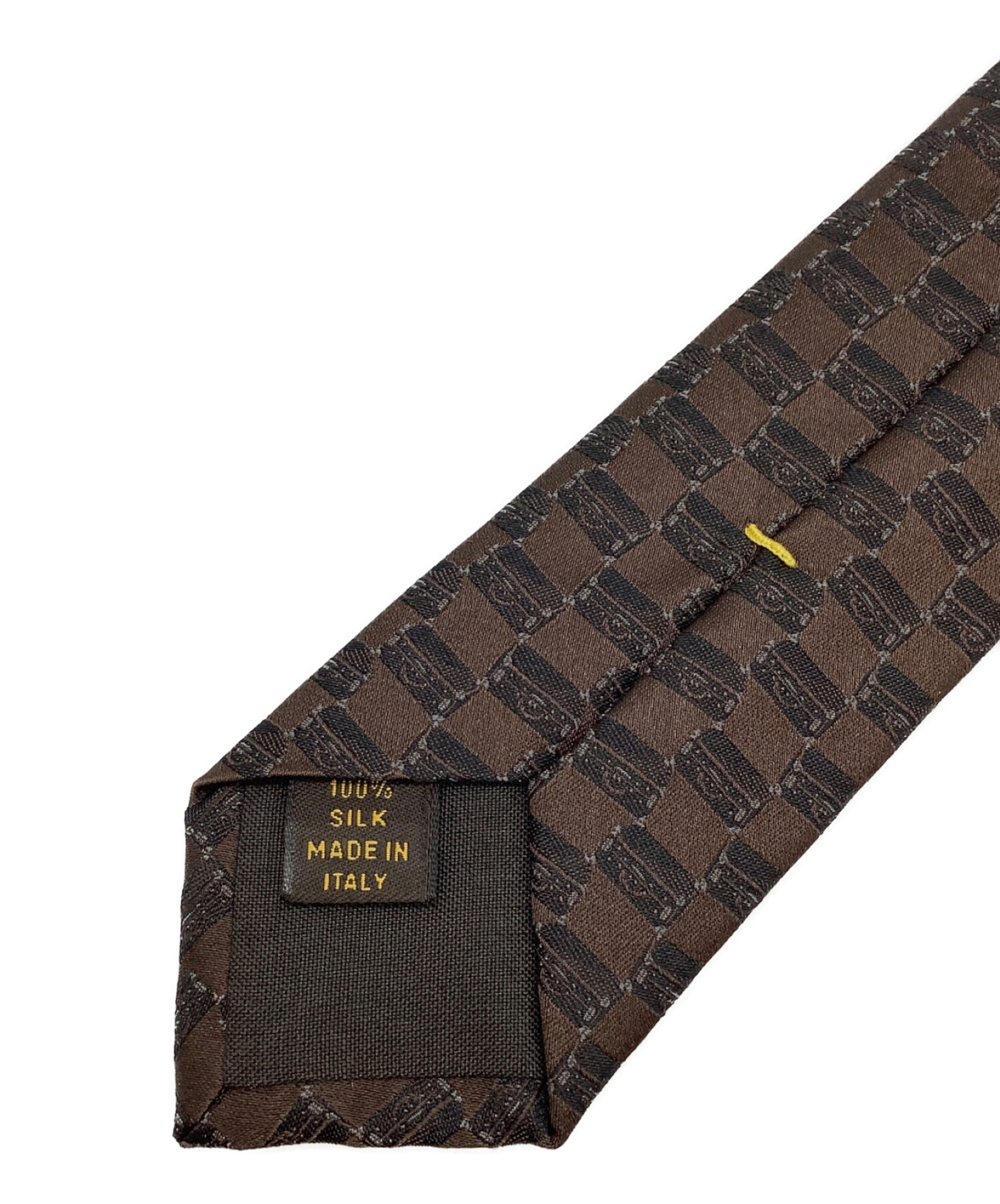 中古・古着通販】LOUIS VUITTON (ルイ ヴィトン) トランク柄ネクタイ