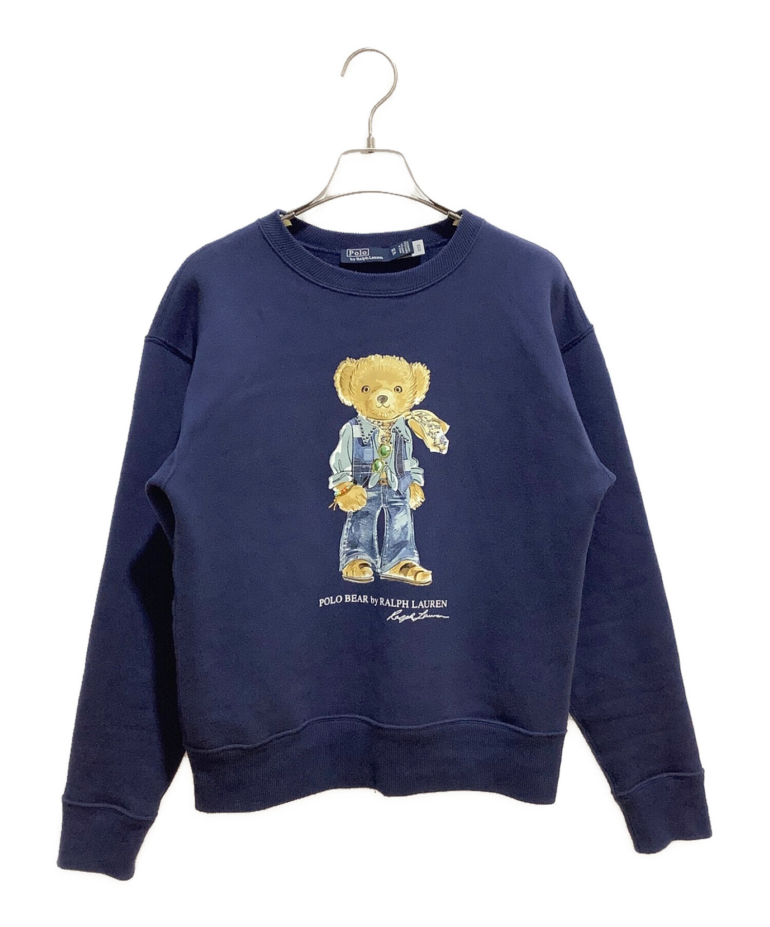 【美品】POLOラルフローレン☆ポロベアースウェットシャツ希少XXLネイビー 中古・古着通販】POLO RALPH LAUREN (ポロ・ラルフローレン) Poloベア
