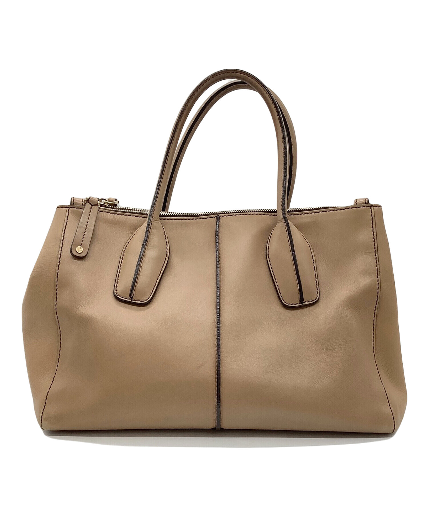 中古・古着通販】TOD'S (トッズ) Dバッグ ベージュ｜ブランド・古着