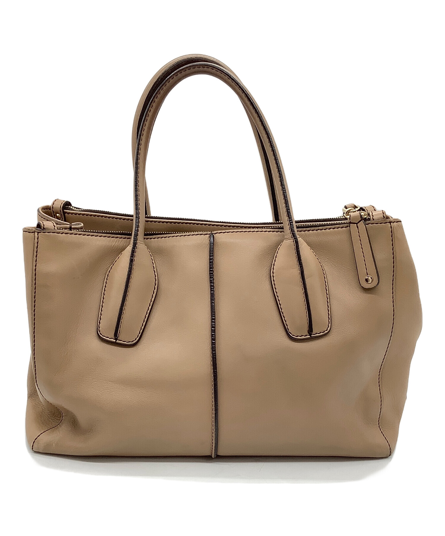 中古・古着通販】TOD'S (トッズ) Dバッグ ベージュ｜ブランド・古着