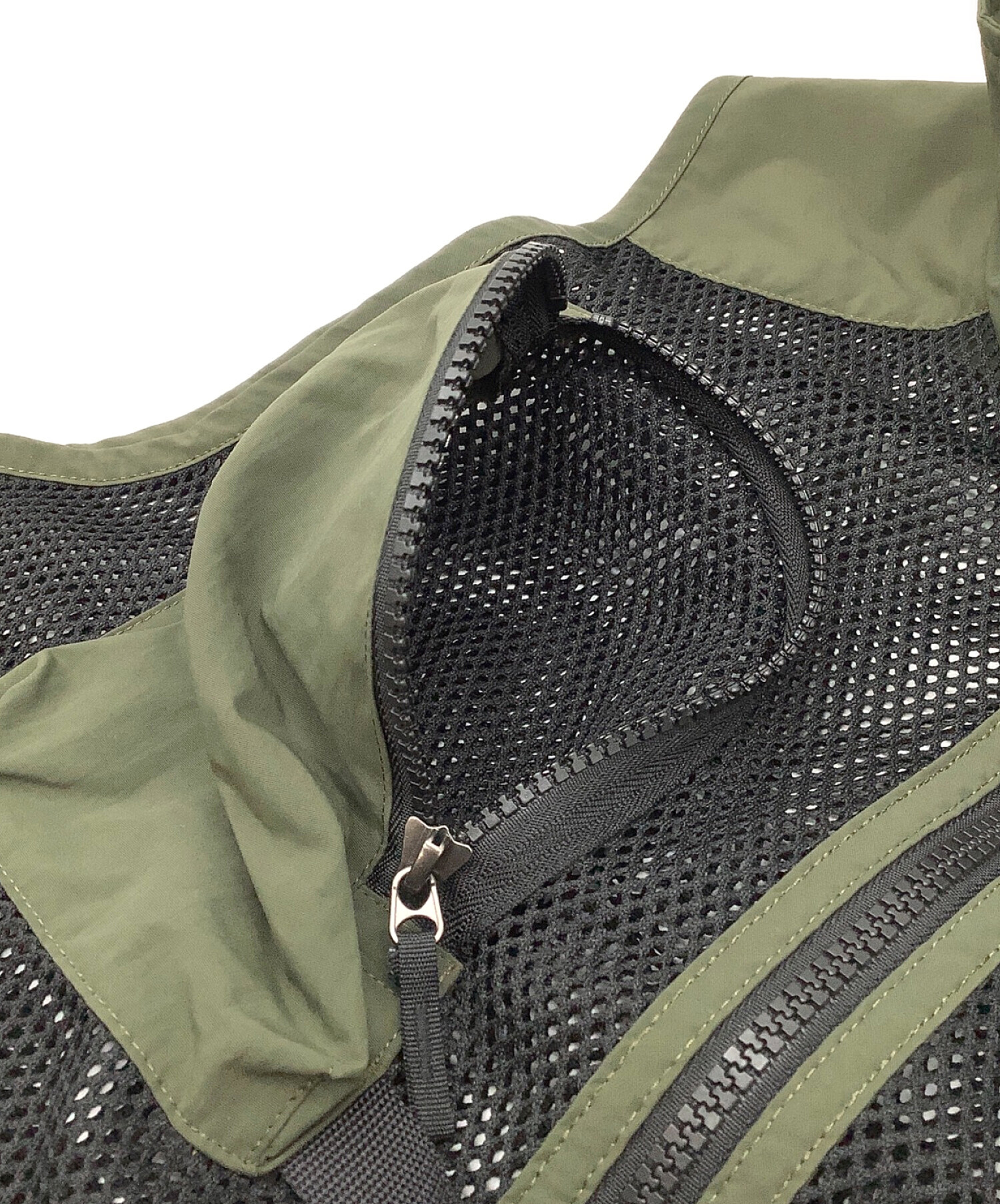 お殿美品THE NORTH FACE メッシュベストオリーブNP22431 お殿美品THE NORTH FACE メッシュベストオリーブNP22431 お殿美品THE