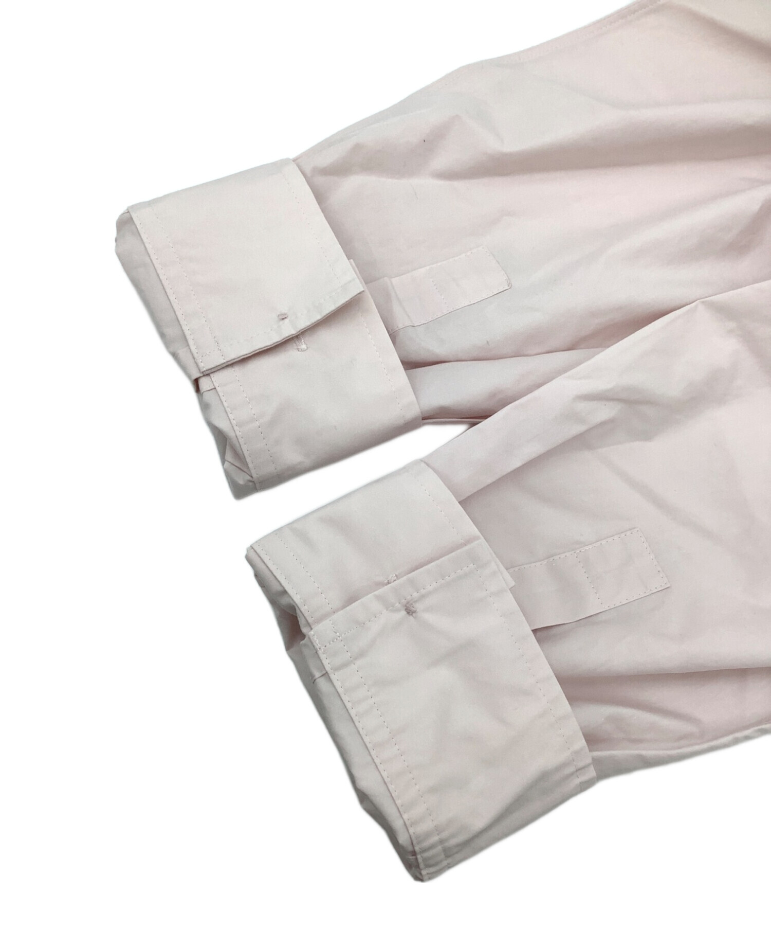 中古・古着通販】ATON (エイトン) シャツワンピース ピンク サイズ:M