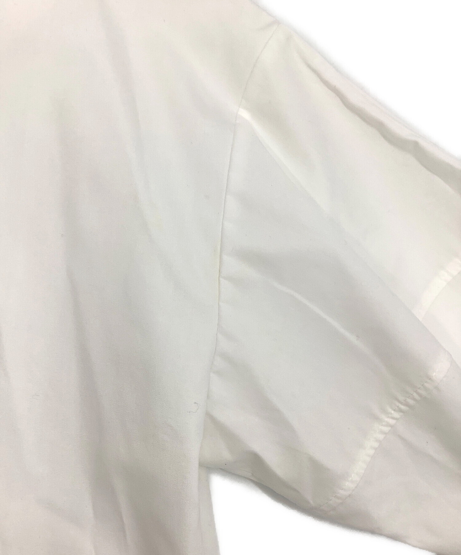 中古・古着通販】ELLIE (エリー) 半袖ブラウス ホワイト サイズ:F 
