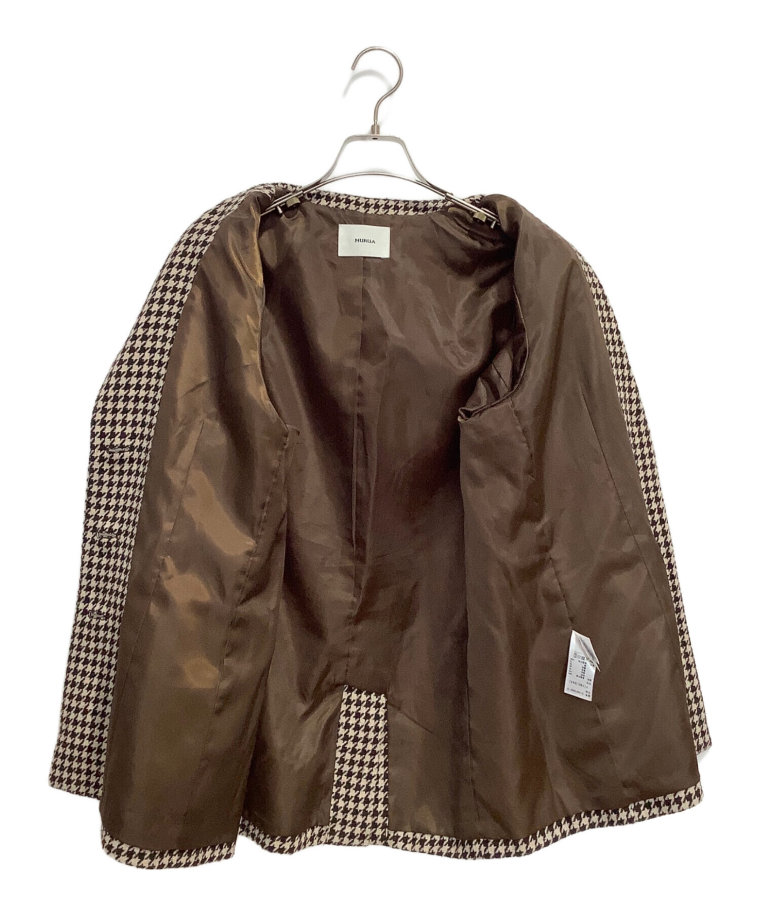 MURUA セットアップ 中古・古着通販】MURUA (ムルーア) セットアップ ブラウン×ベージュ