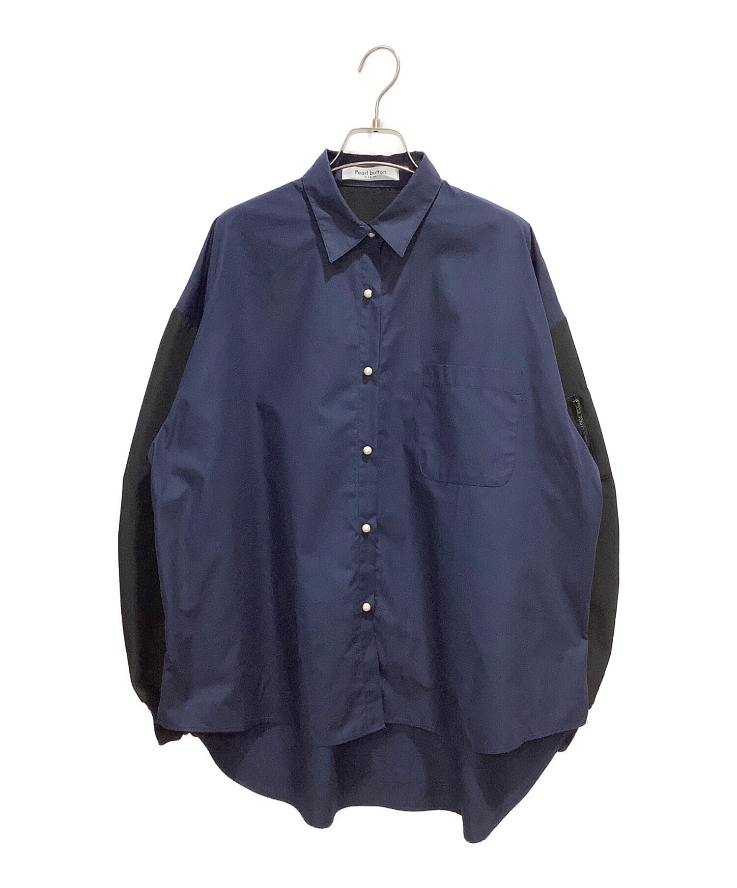 中古・古着通販】blanc basque (ブランバスク) パールボタンシャツ