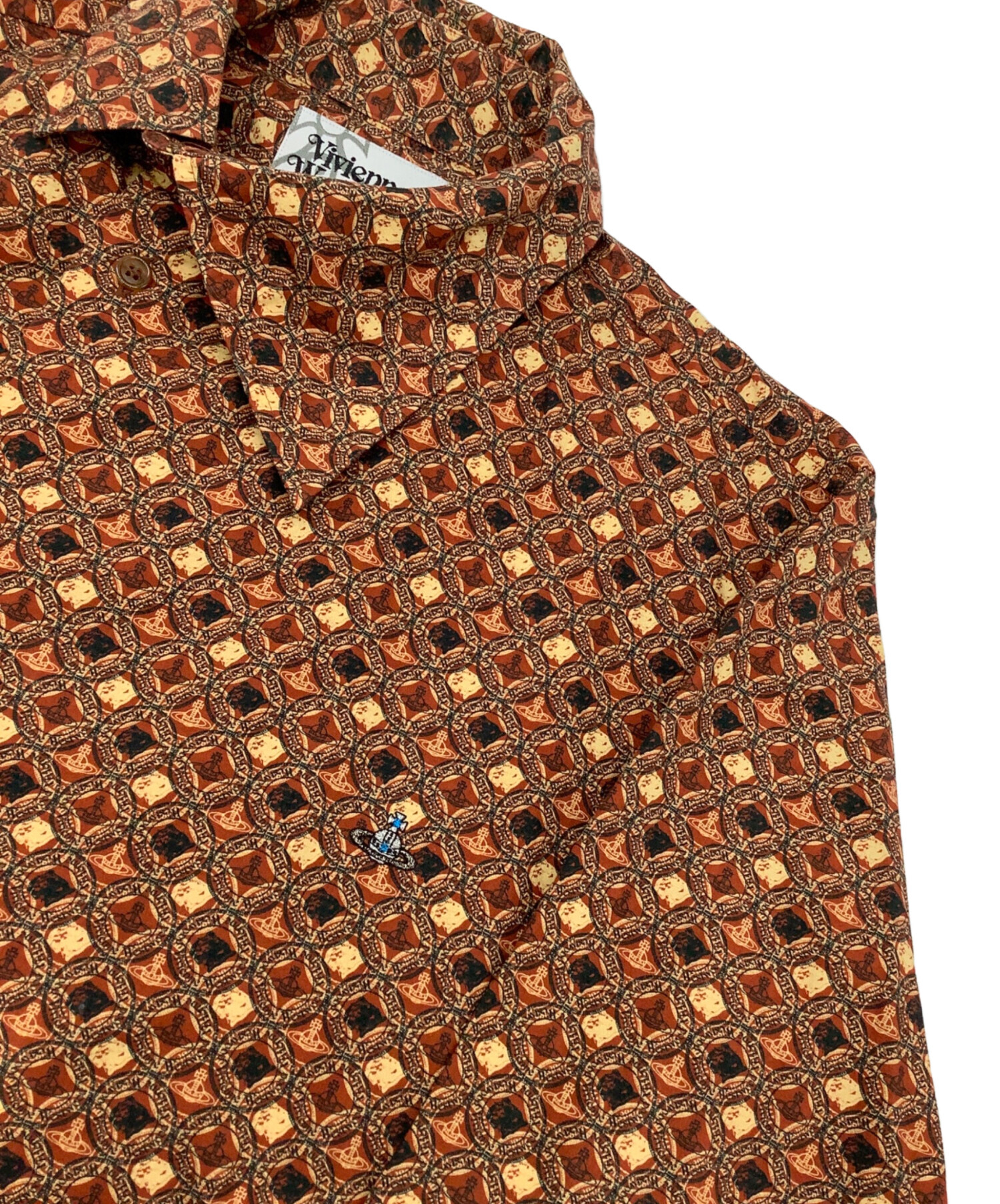 シャツ　茶色 ブラウン レトロ ヴィヴィアン ブラウン（茶色）系 Vivienne Westwood(ヴィヴィアンウエストウッド