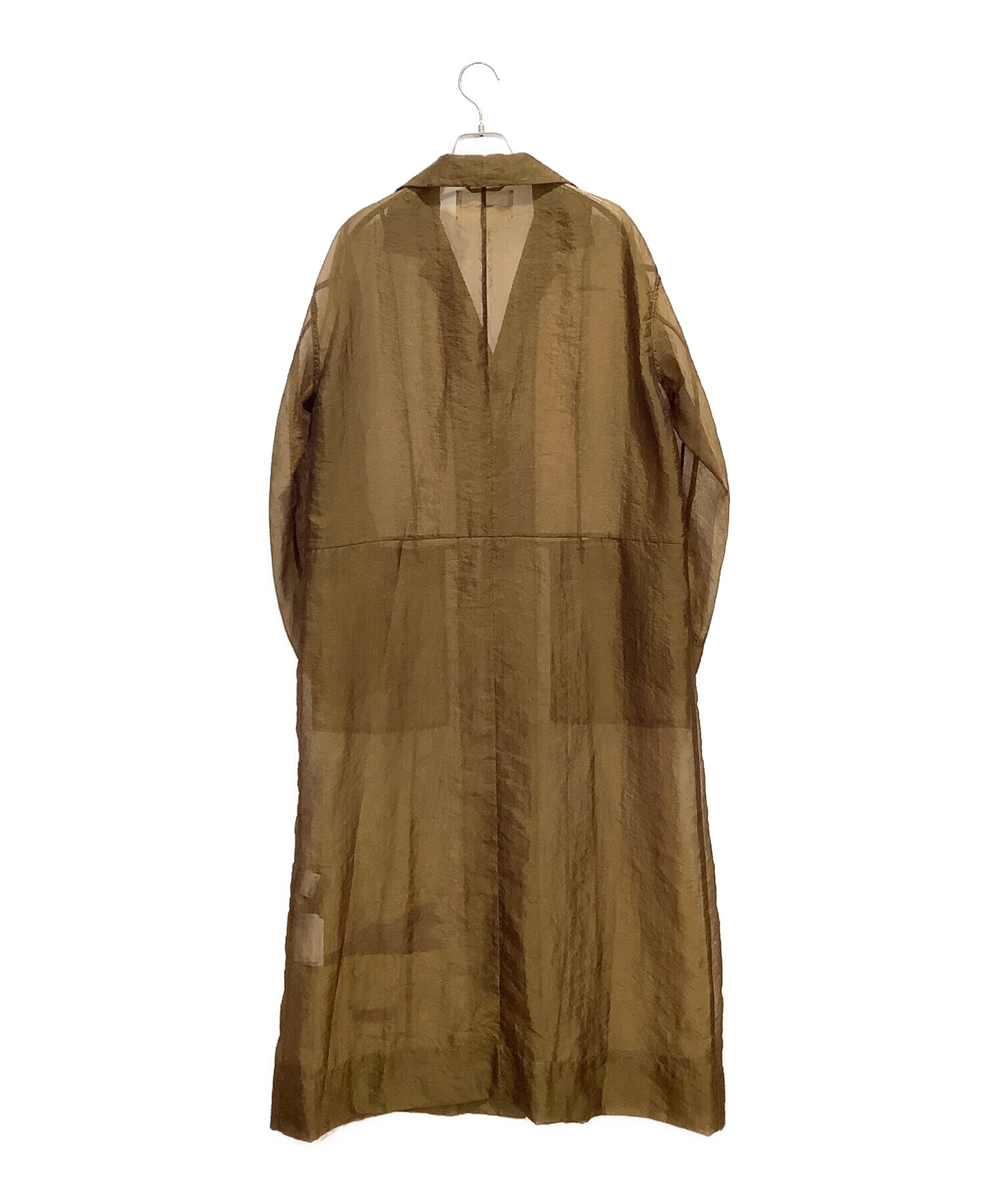 中古・古着通販】TODAYFUL (トゥデイフル) Sheer Shirts Gown ブラウン 