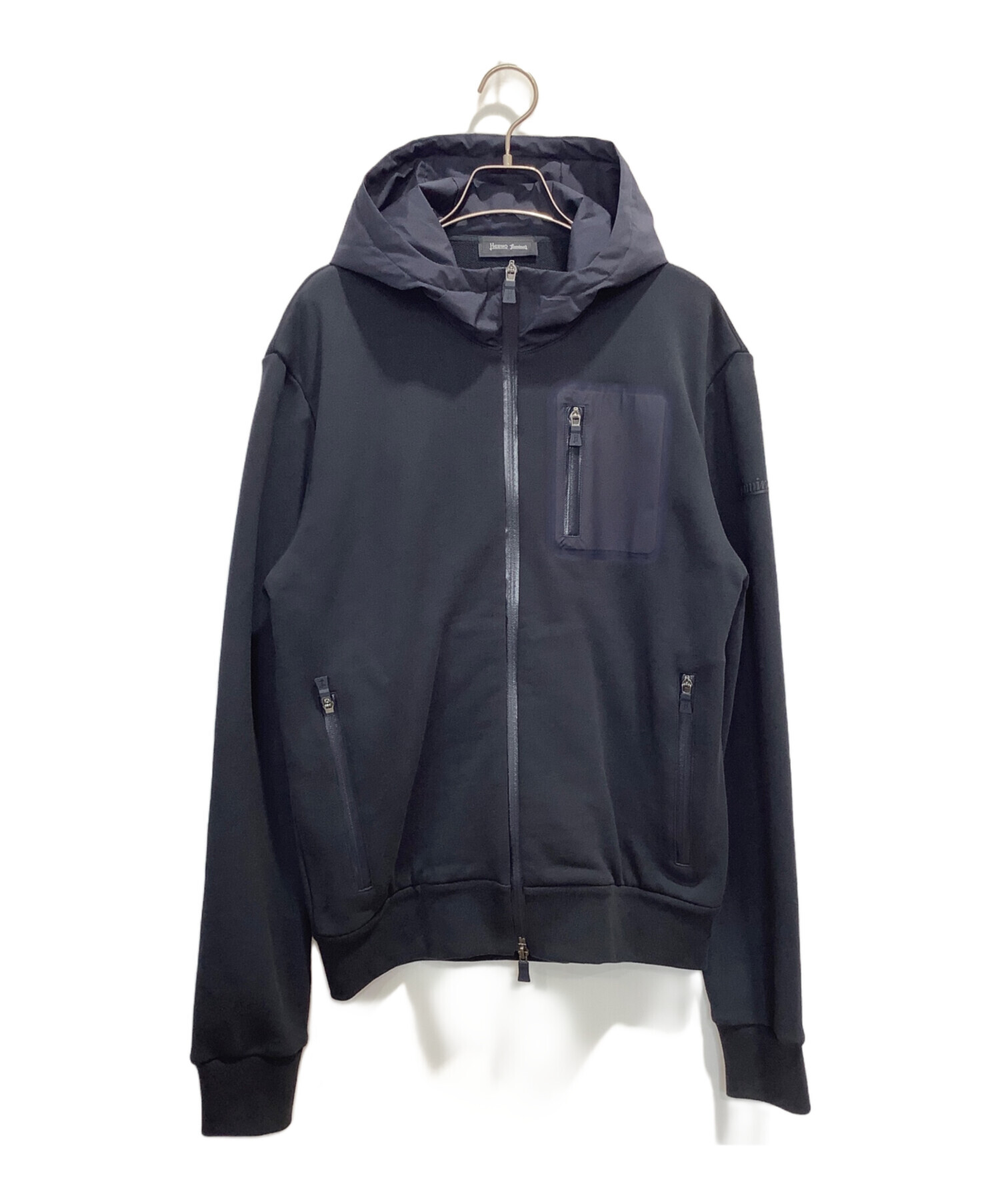 中古・古着通販】HERNO (ヘルノ) ジップアップフーディ ネイビー