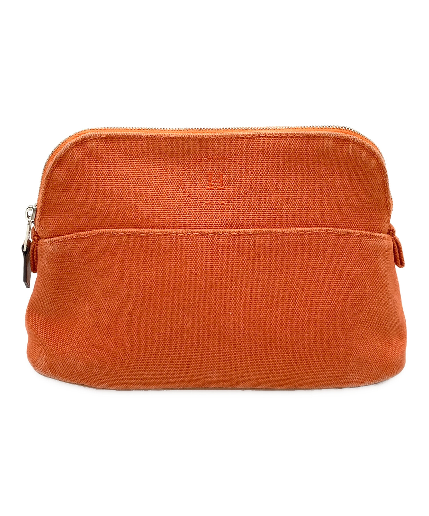 中古・古着通販】HERMES (エルメス) ミニポーチ オレンジ｜ブランド