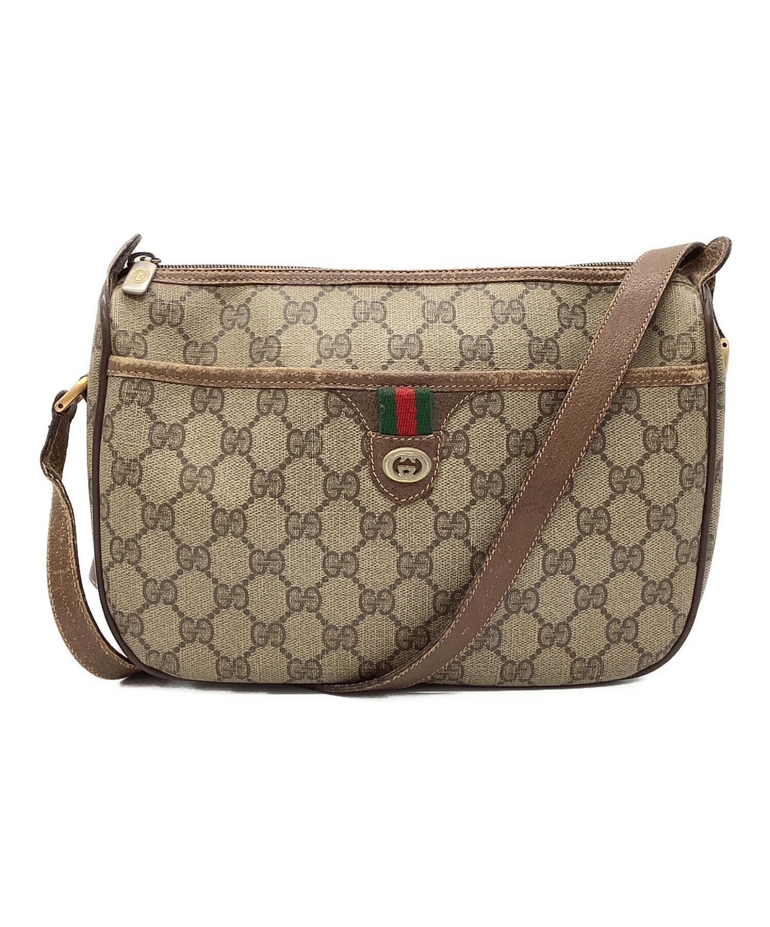 中古・古着通販】GUCCI (グッチ) ショルダーバッグ ブラウン｜ブランド