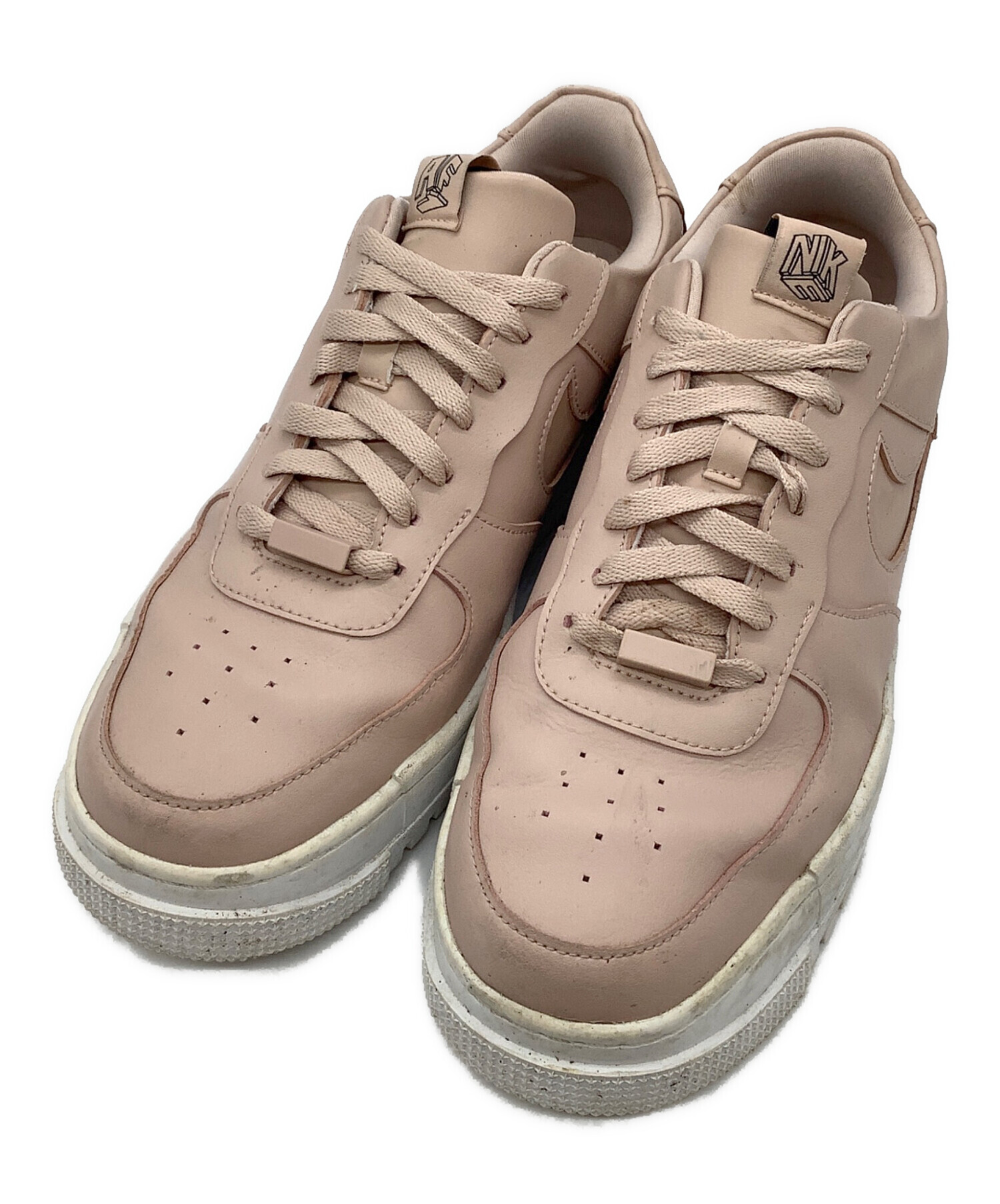 中古・古着通販】NIKE (ナイキ) AIR FORCE 1 PIXCEL ベージュ×ホワイト 