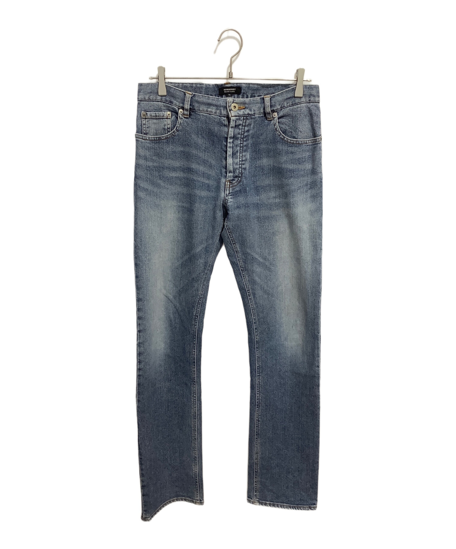 バーバリーブラックレーベル☆グレーデニムパンツ バーバリーブラックレーベル ロングパンツ メンズ SIZE 73 (S