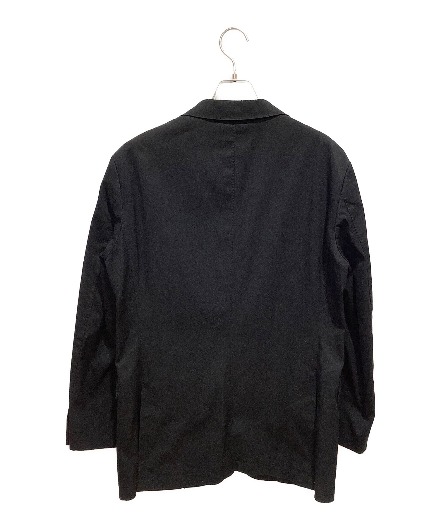 BURBERRY BLACK LABEL テーラードジャケット モノグラム 黒 中古・古着通販】BURBERRY BLACK LABEL (バーバリーブラックレーベル