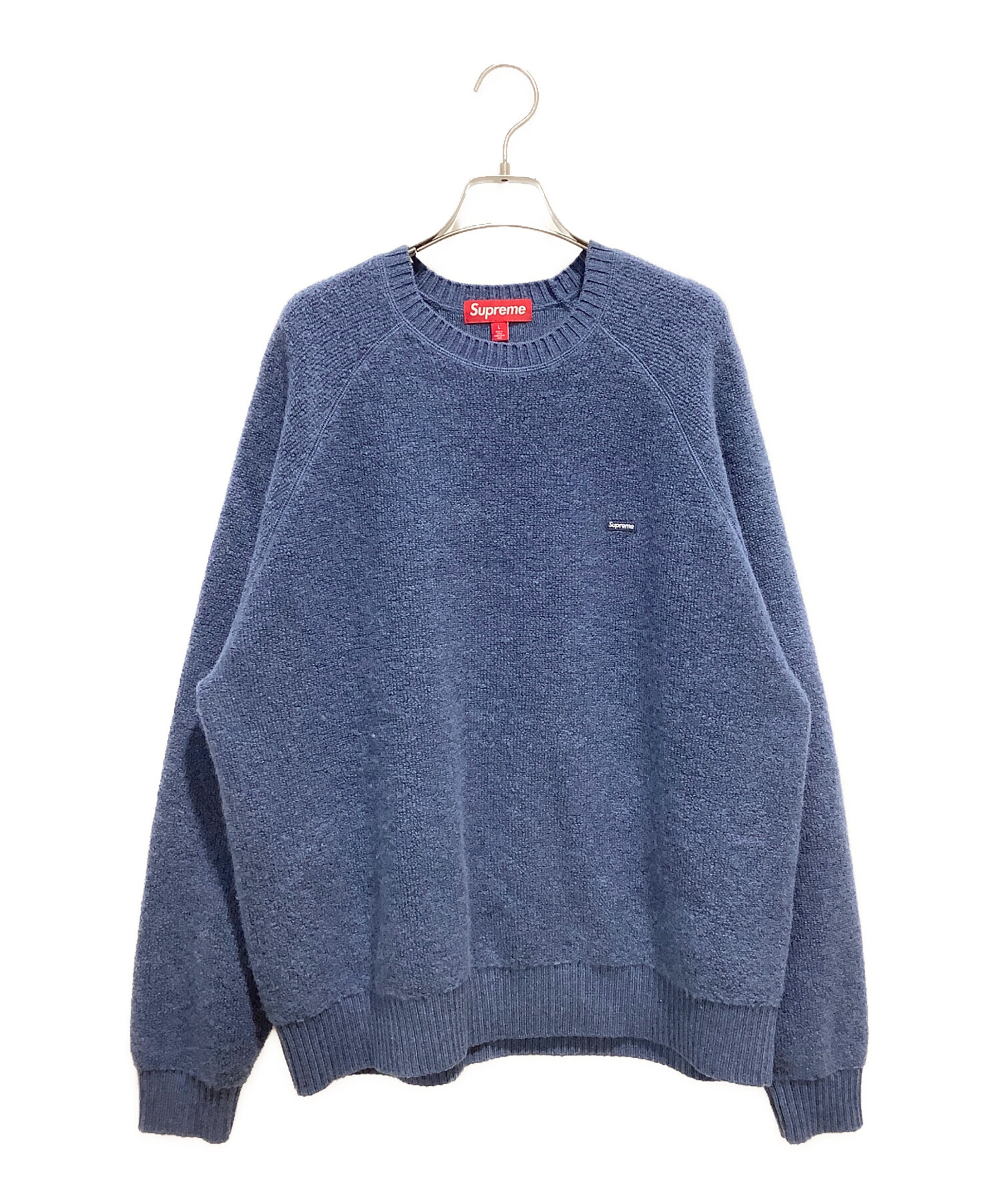 Supreme Boucle Small Box Sweaterネイビー M